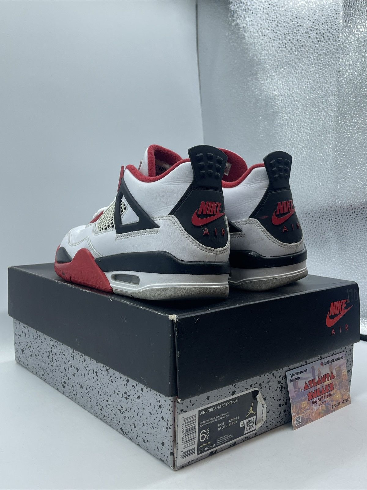 Jordan Brand Air Jordan 4 fire red Size US 6.5 / EU 39-40 - 4 Thumbnail