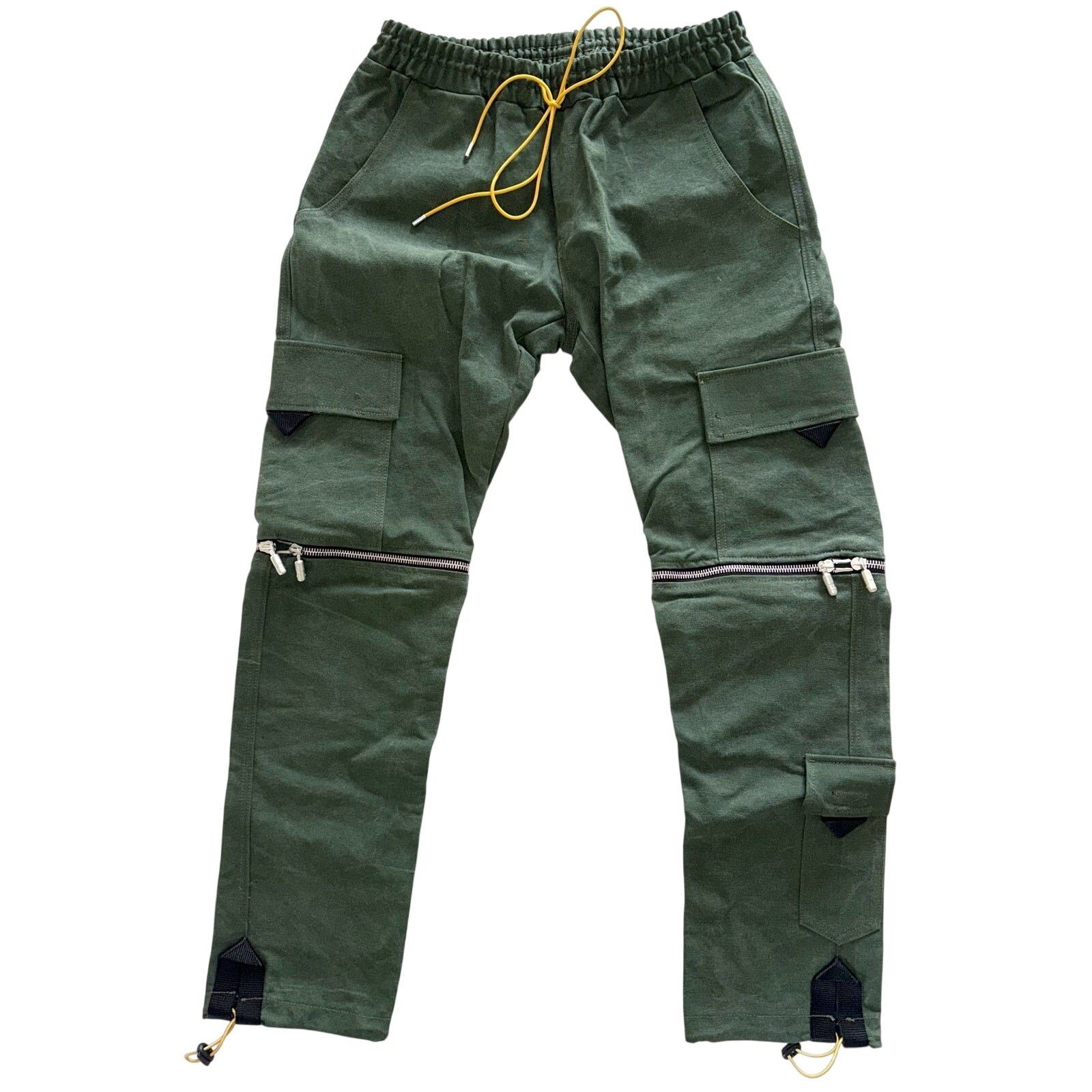 Rhude Rhude Zip Away Cargo Khaki Green Pants Size US 32 / EU 48 - 1 Thumbnail