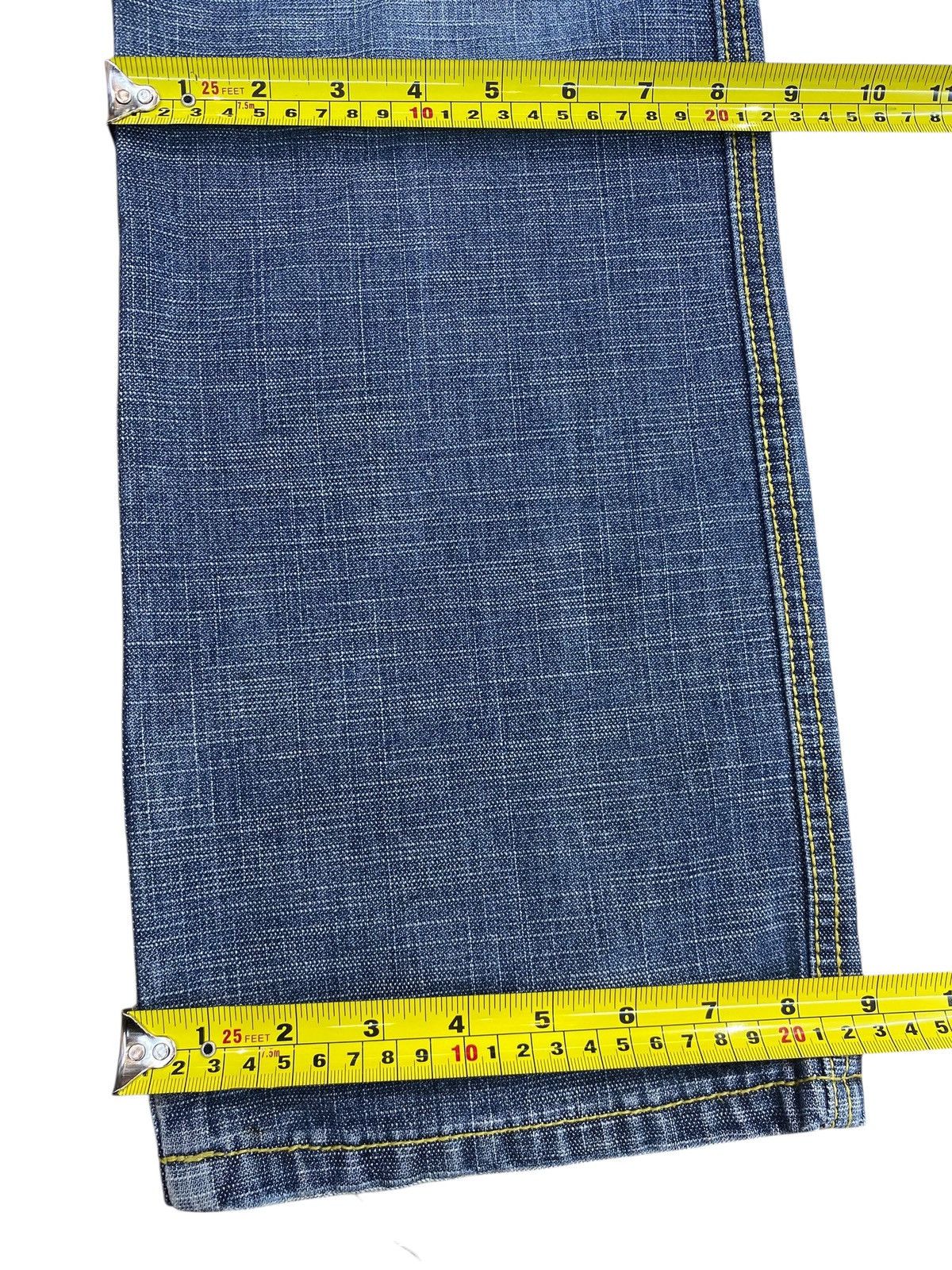 Japanese Brand Monsteat Distressed Flap Pocket Blue Jeans Size US 31 - 9 Thumbnail