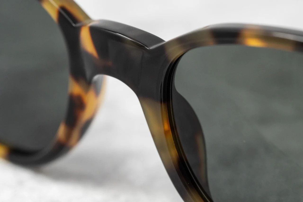 Ann Demeulemeester Ann Demeulemeester Sunglasses Oval Tortoise Shell and Grey Size ONE SIZE - 11 Thumbnail