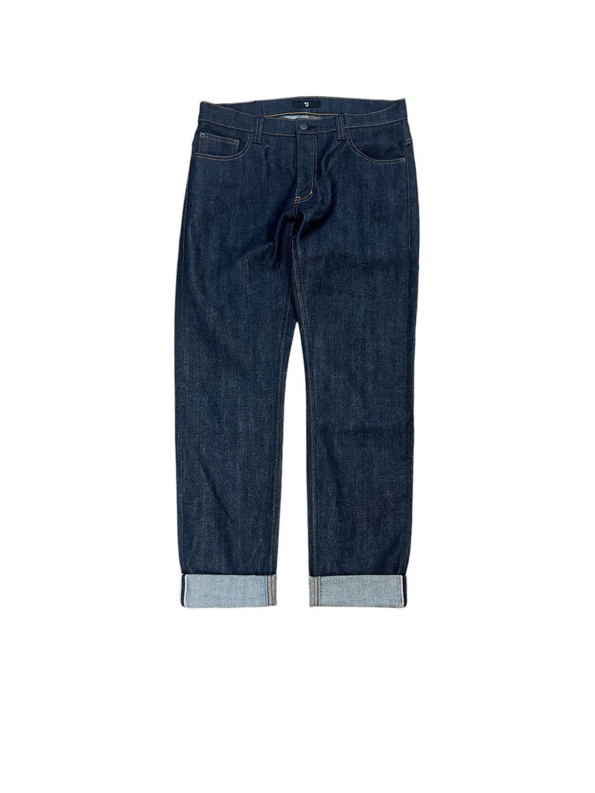 Beauty Beast × Jil Sander × Uniqlo Rare Beautiful Uniqlo X Jil Sander Red Line Selvedge Denim Size US 33 - 1 Thumbnail