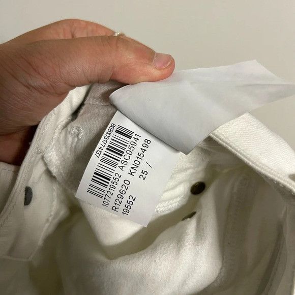 Mavi Mavi Alexa Ankle White Jeans Size 25" / US 0 / IT 36 - 4 Thumbnail