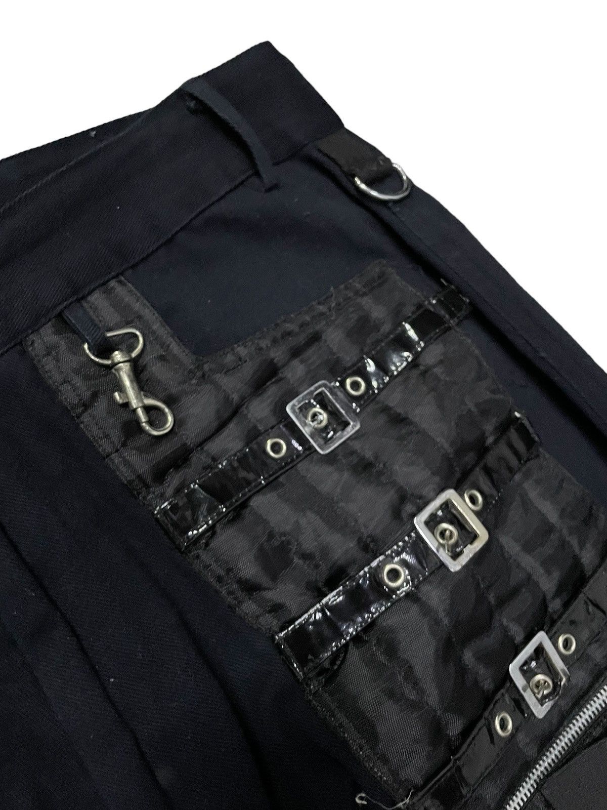 Japanese Brand × Junya Watanabe JunyaWatanabe Balenciaga Style Raver Bondage Baggy Flared Size US 34 / EU 50 - 12 Thumbnail