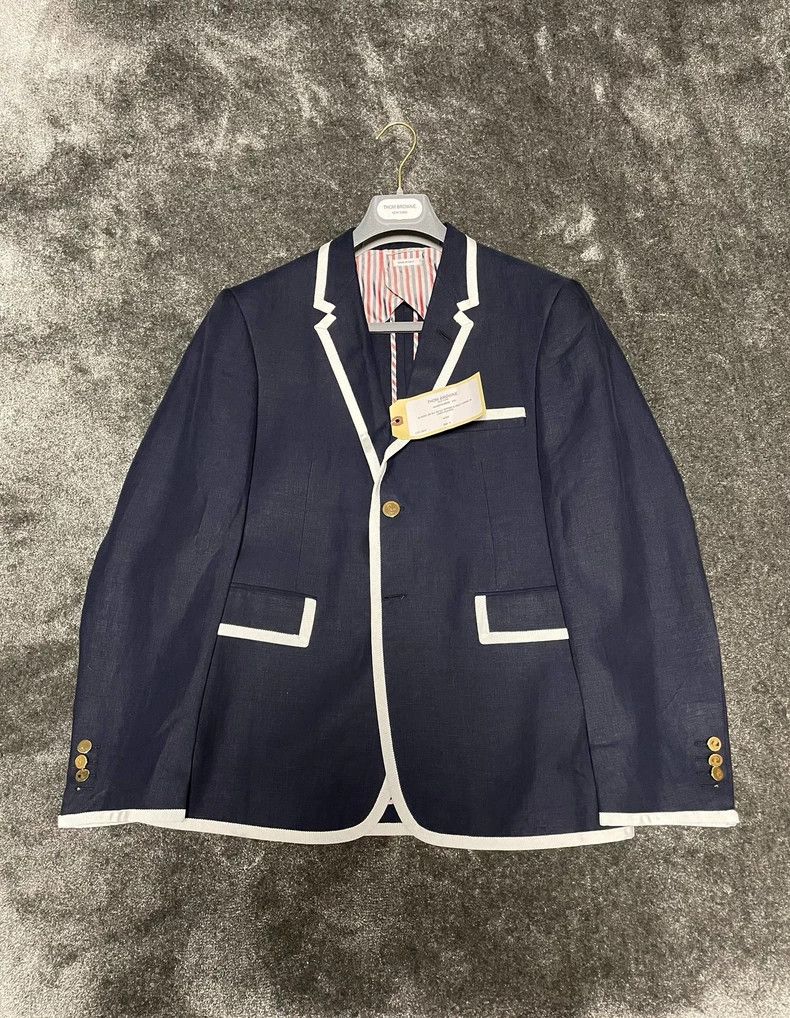 Thom Browne Thom Browne size3 Flaxen coat jackets Size 38S - 1 Thumbnail