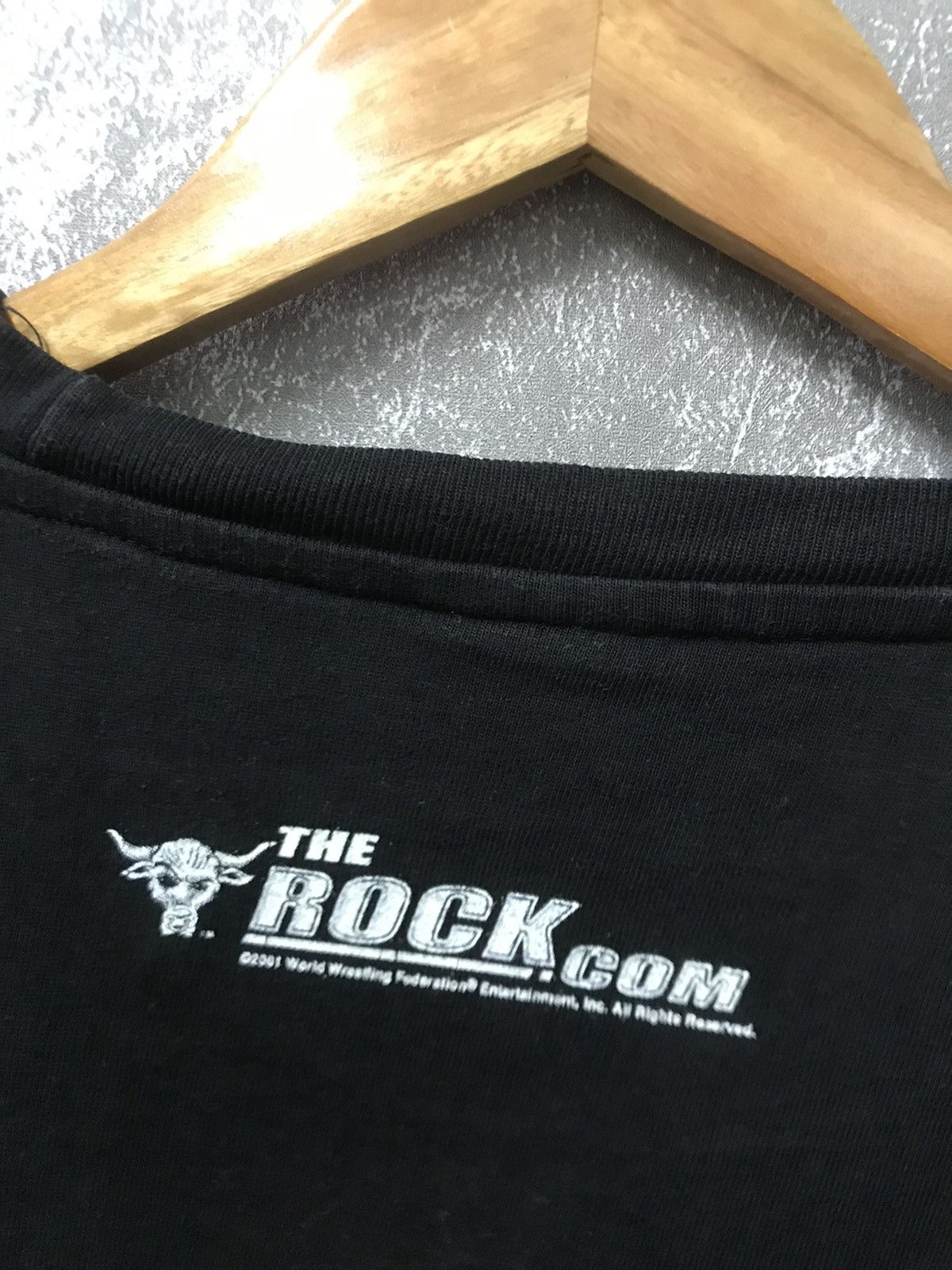 WCW/nWo × WWE × WWF Vintage 2001 The Rock Just Bring It WWE WWF Tee Size US XL / EU 56 / 4 - 3 Thumbnail