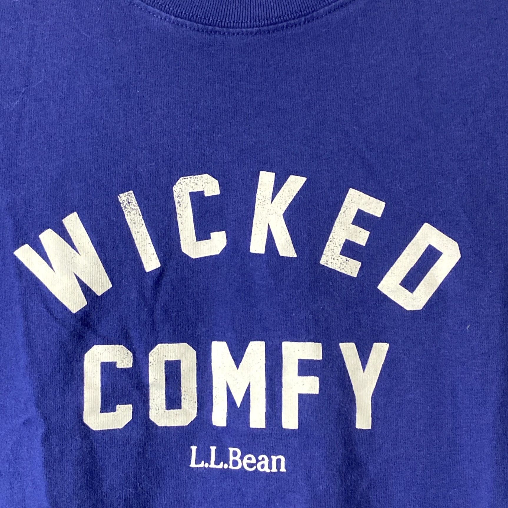 Vintage L.L. Bean Women Blue Long Sleeve Round Neck T-Shirt Size M Size M / US 6-8 / IT 42-44 - 3 Thumbnail