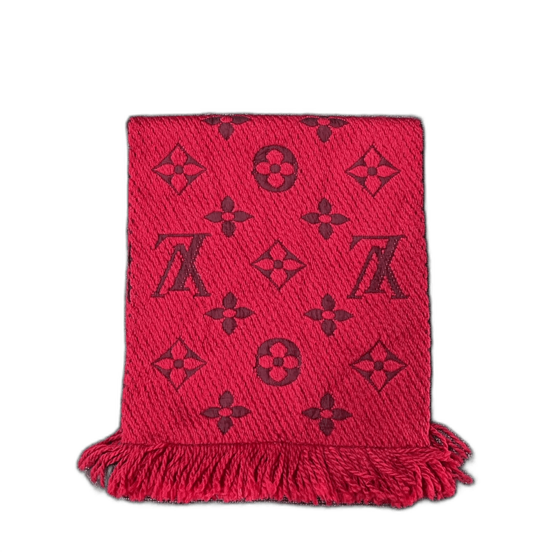 Gucci Gucci Red Double-Sided Patterned Scarf Size ONE SIZE - 1 Thumbnail