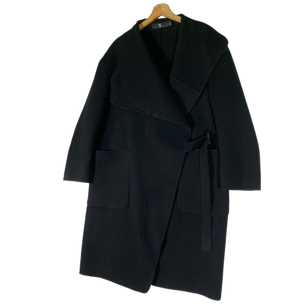 Jil Sander × Uniqlo Jil Sander X Japanese Brand Wool Blend Collarless Coat Size L / US 10 / IT 46 - 5 Thumbnail