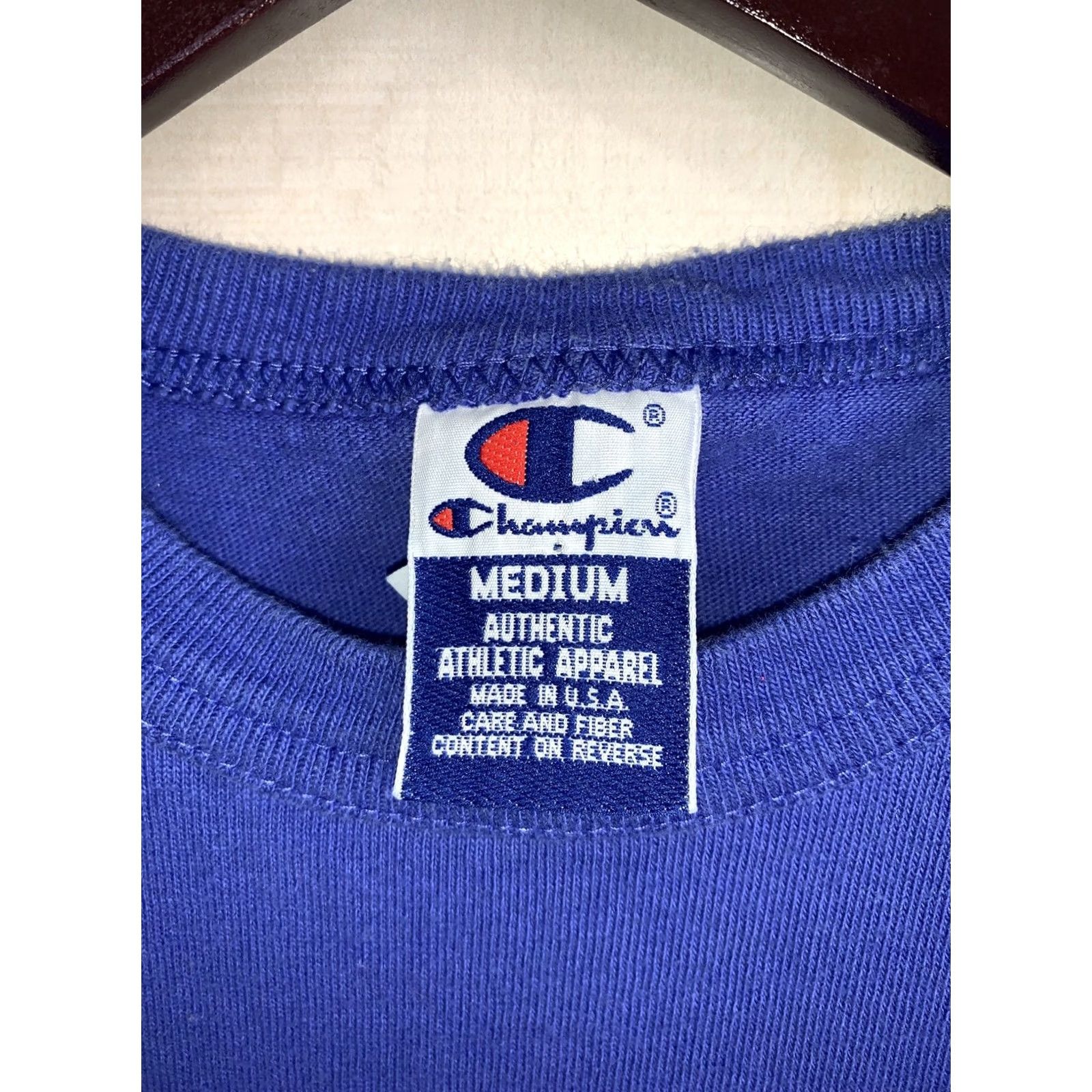 Champion VINTAGE Champion Detroit Pistons Basketball Tank Top Mens USA 90s Blue Crew Neck Cotton Blend Shirt M Blue Pistons 90s Sports Mens Size US M / EU 48-50 / 2 - 4 Thumbnail