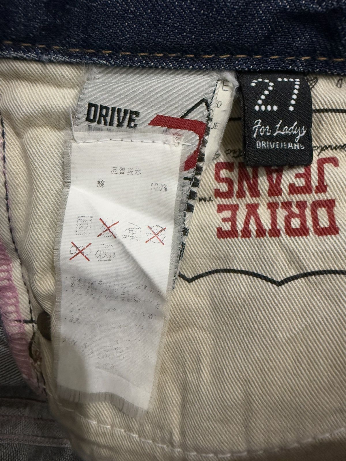 Japanese Brand DRIVE JEANS FLARED BOOTCUT JEANS Size 29" - 13 Thumbnail