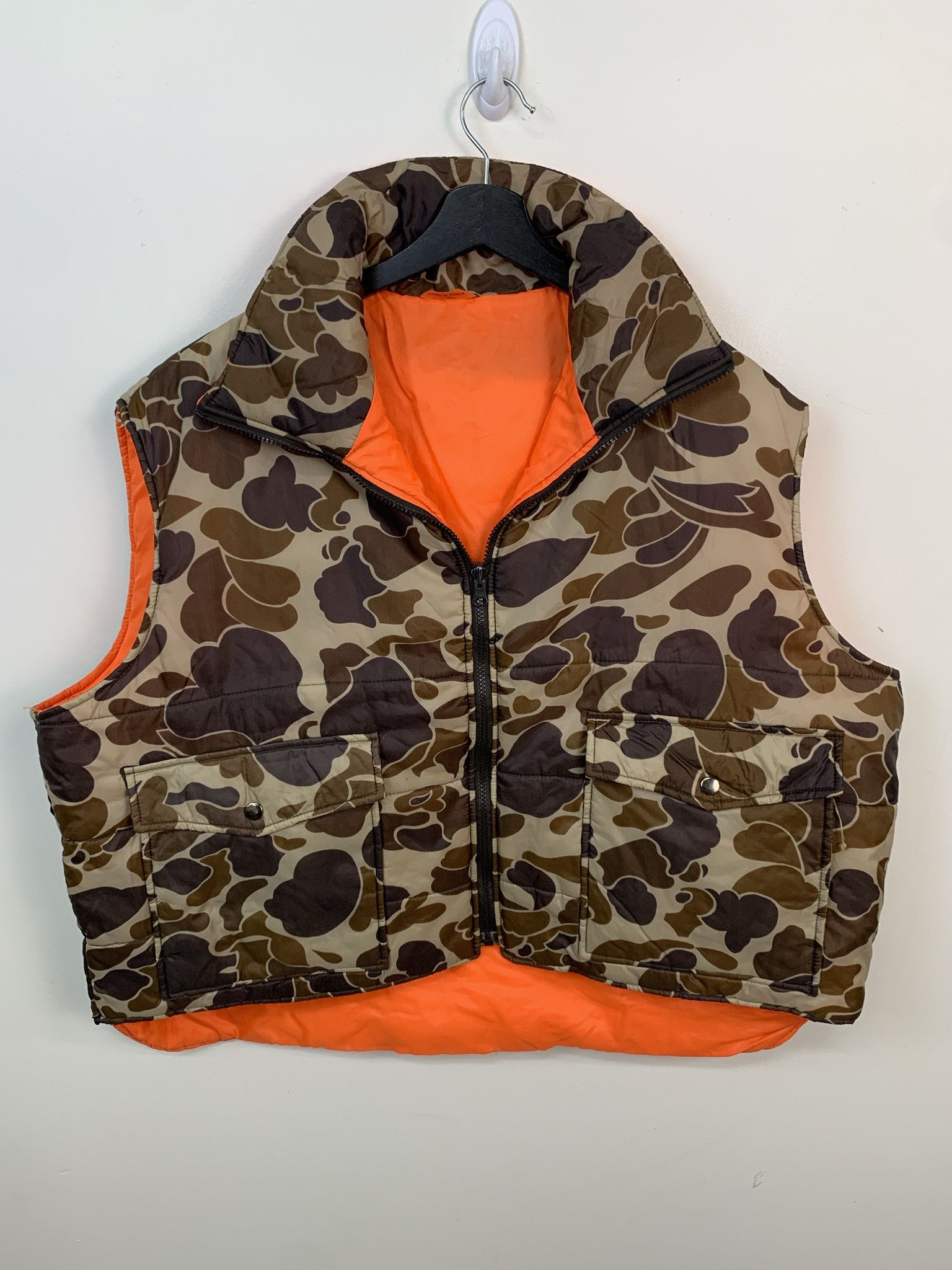 Vintage Vintage Camo Vest Hi Vis Reversible Duck Camo Puffer Vest Size XXL Size US XXL / EU 58 / 5 - 1 Thumbnail
