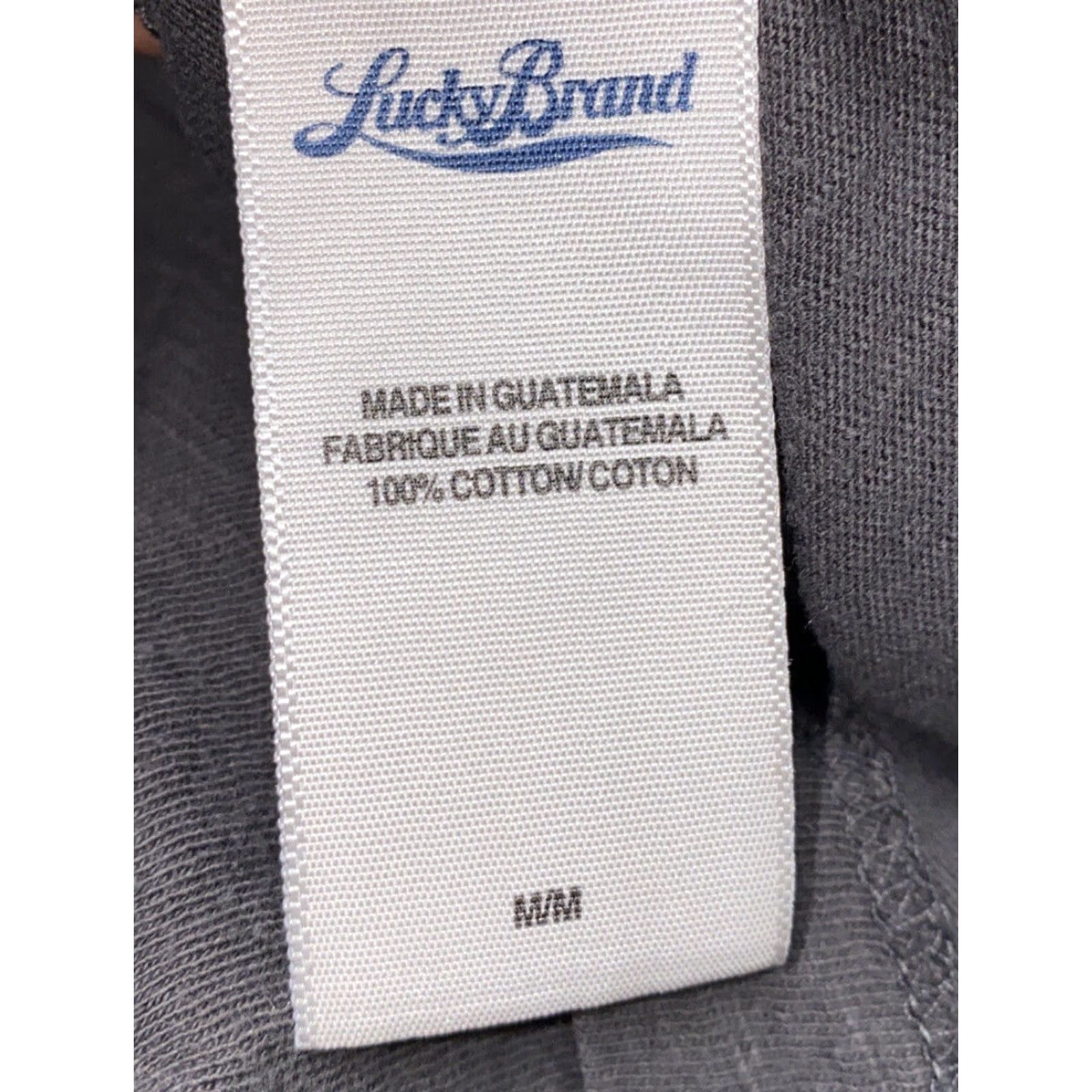 Lucky Brand Lucky Brand Shirt Mens Gray O’Mally’s Pub Short Sleeve Size M Size US M / EU 48-50 / 2 - 4 Thumbnail