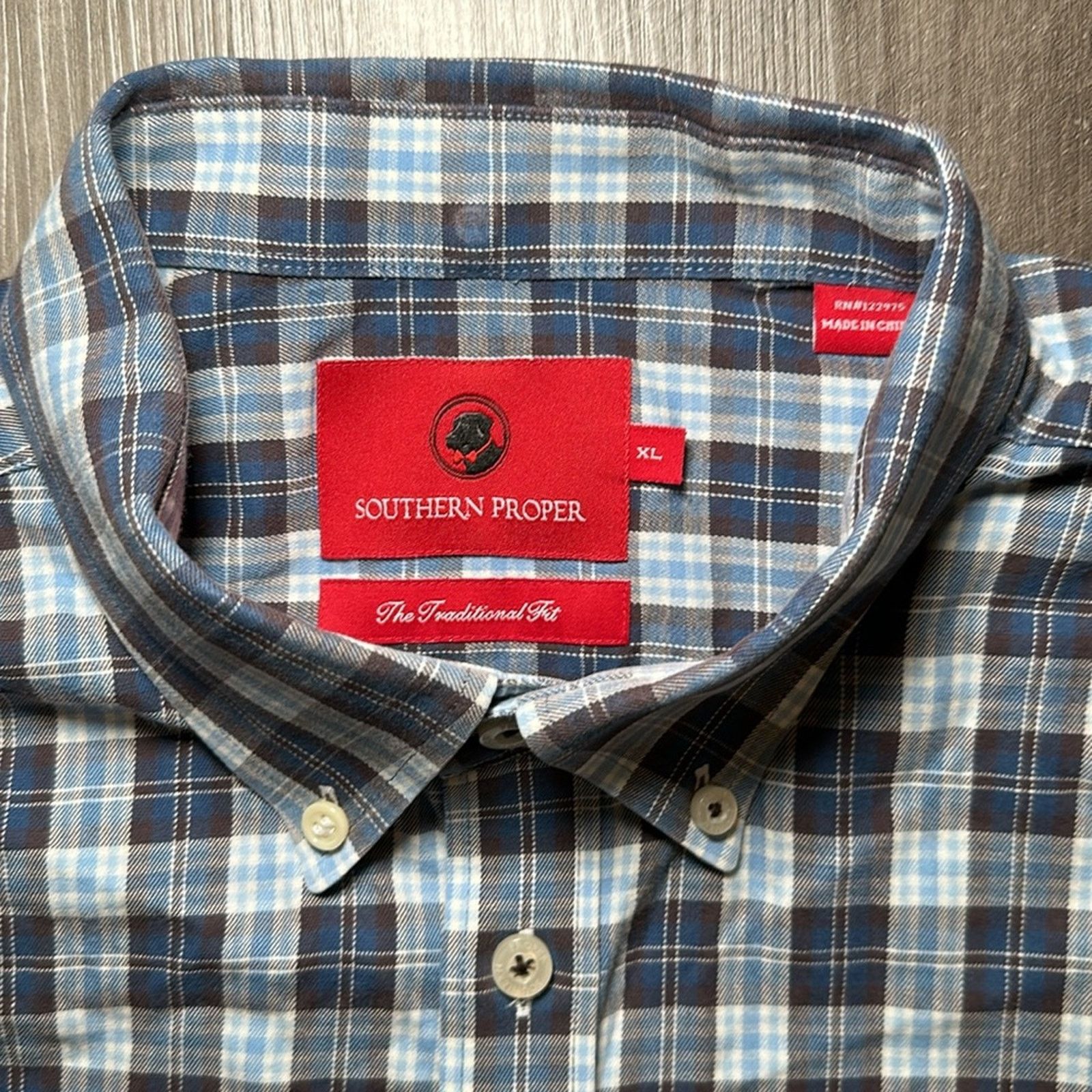 Southern Proper Southern Proper The Traditional Fit Long Sleeve - XL Size US XL / EU 56 / 4 - 7 Thumbnail