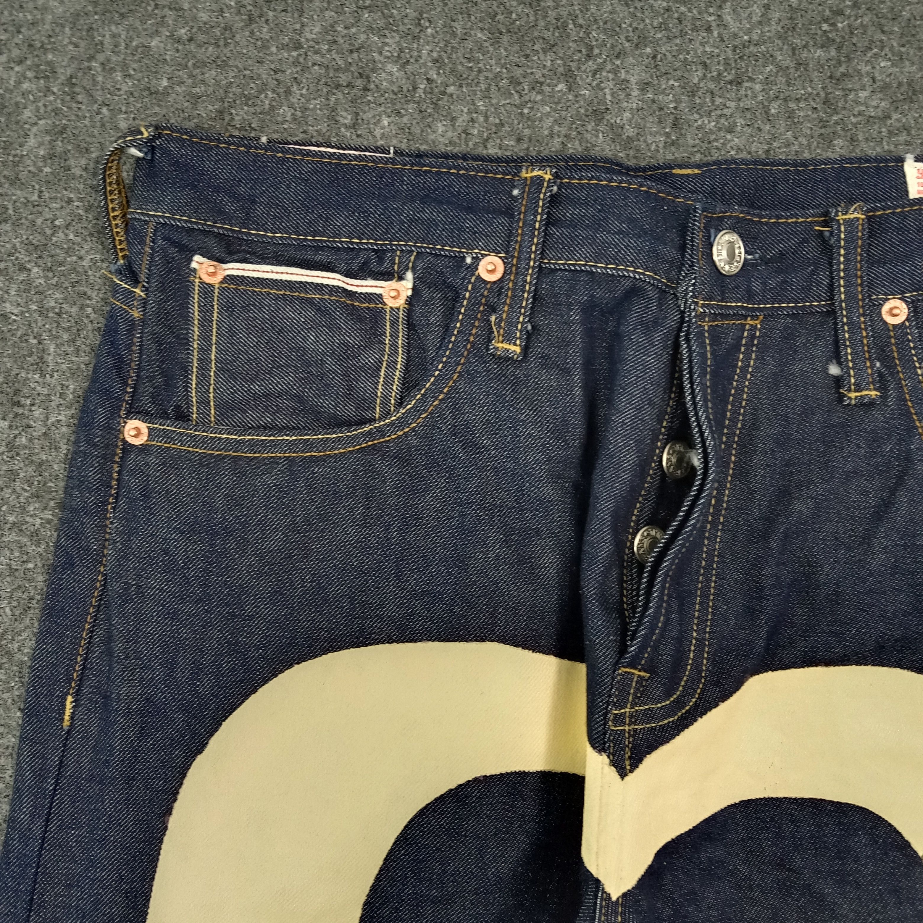 Evisu Evisu Selvedge Japanese Daicock Custom Denim Jeans C265N24 Size US 32 / EU 48 - 3 Thumbnail