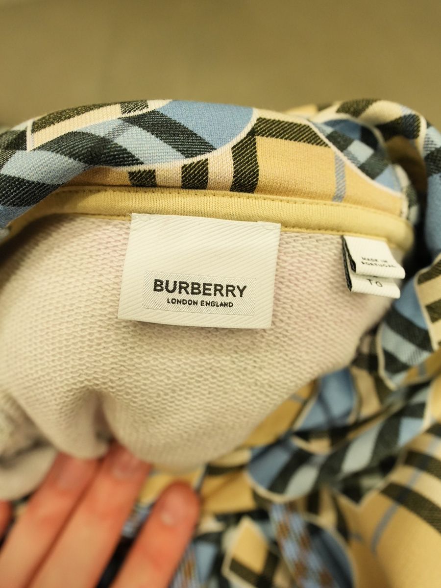 Burberry Burberry Vintage Check Logo Hoodie Size US XL / EU 56 / 4 - 9 Thumbnail