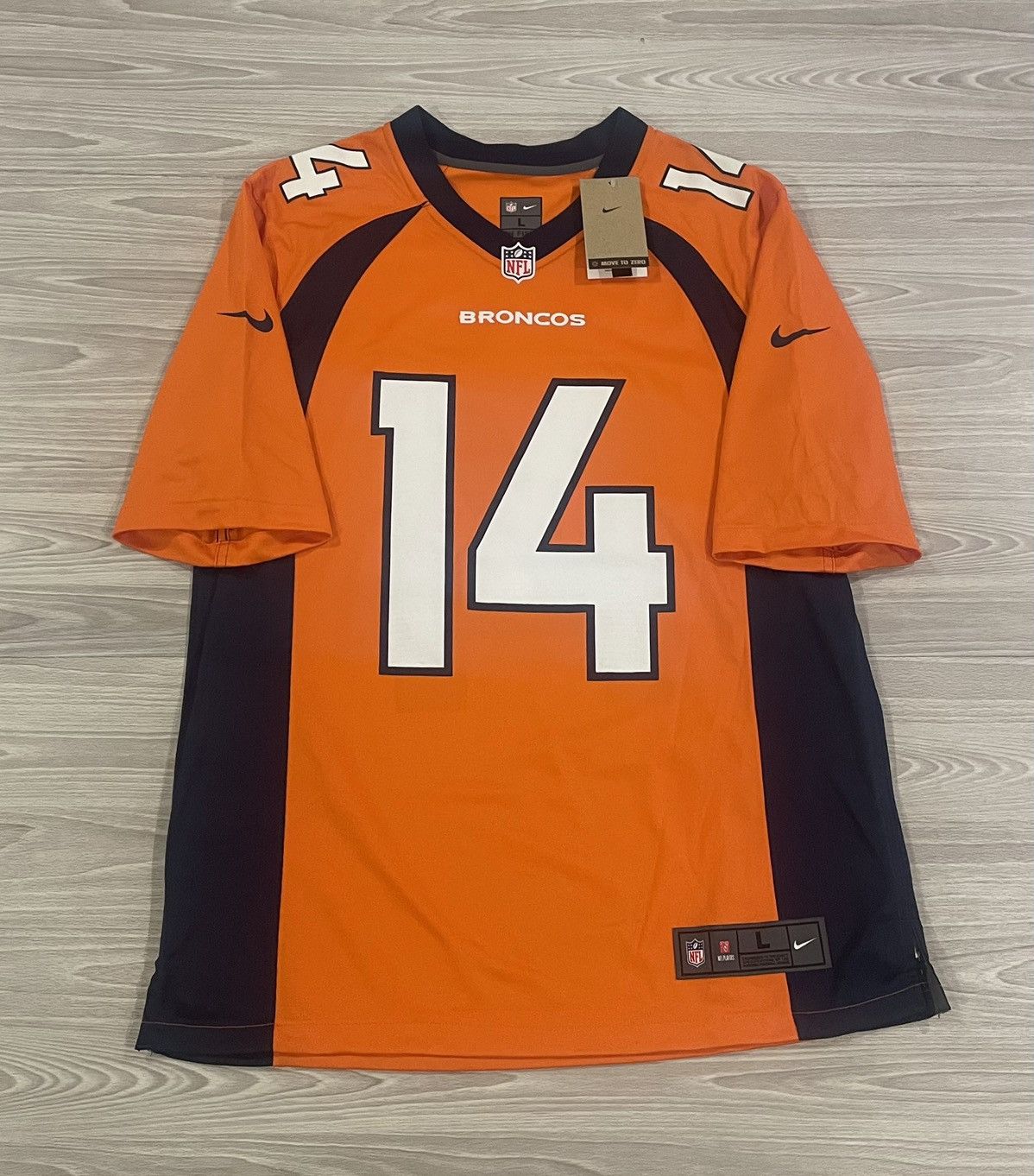 Nike Nike Denver Broncos Courtland Sutton #14 Jersey Mens Large Size US L / EU 52-54 / 3 - 1 Thumbnail