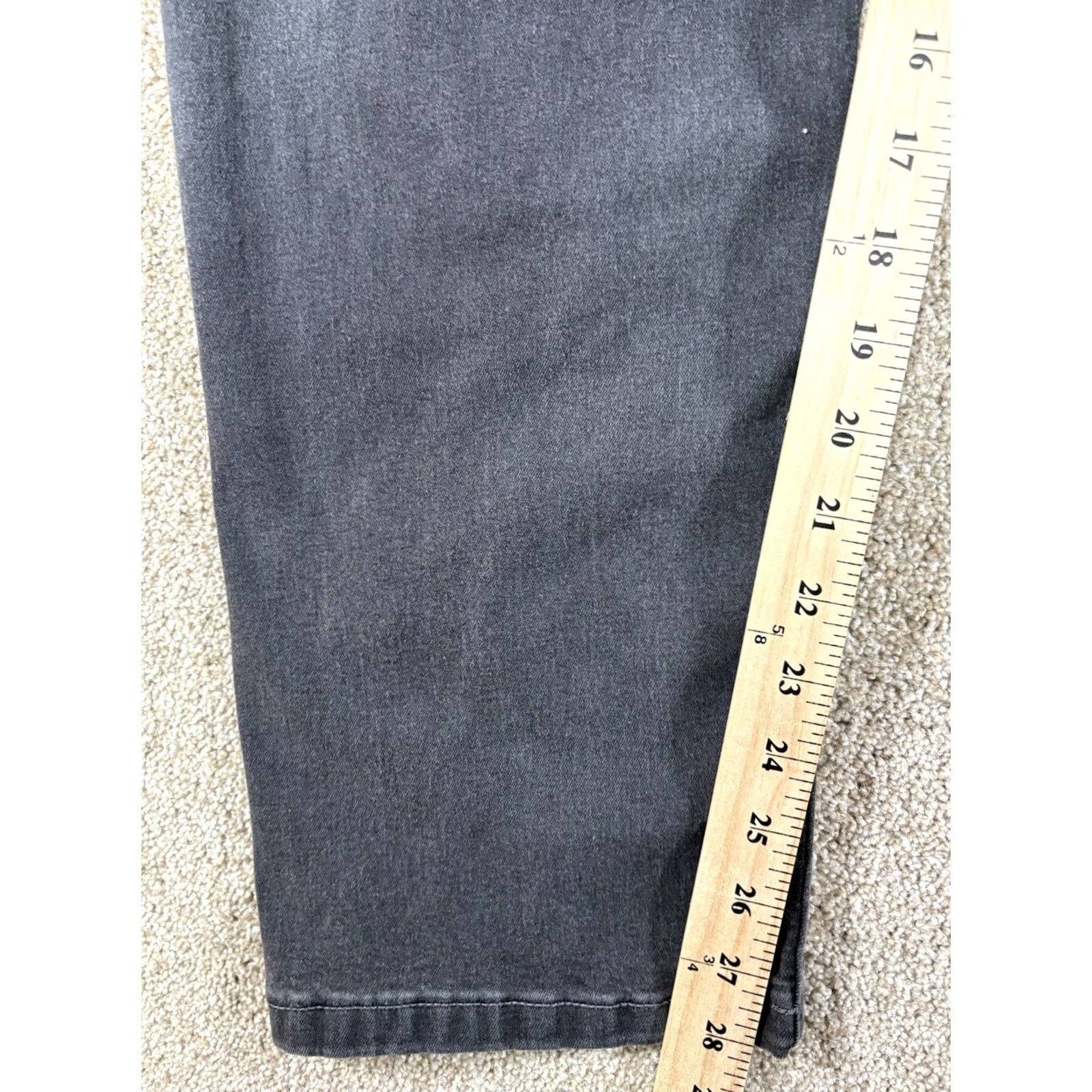 Vintage VINTAGE? The Perfect Jean NYC Athletic Fit Stretch Jeans 35x28 Dark Wash Jeans Men 35 Regular Blue Athletic Fit Stretch 5-Pocket Design Mens Size US 35 - 7 Thumbnail