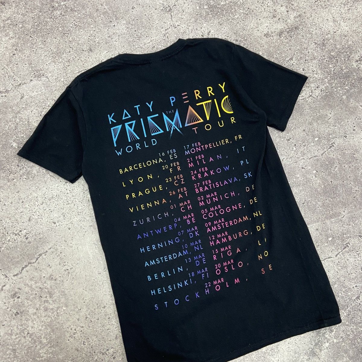 Band Tees Katy Perry Prismatic World Tour tee y2k Pop music Singer Size US S / EU 44-46 / 1 - 2 Thumbnail