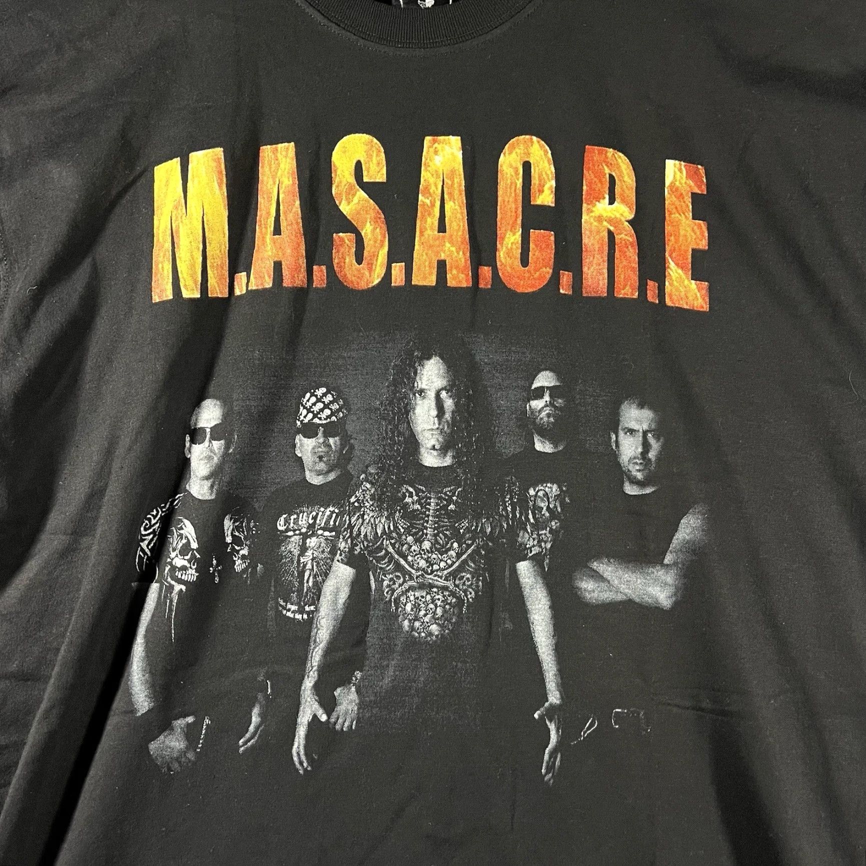 Vintage VINTAGE Underground Band T-Shirt Mens Large Black Death Metal Tour 2013 RARE Size US L / EU 52-54 / 3 - 2 Thumbnail