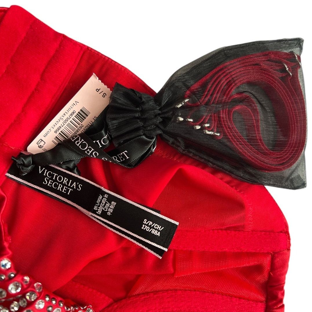 Victoria's Secret Victroria's Secret Crystal Embellished Long Line Bustier, S Size ONE SIZE - 12 Thumbnail