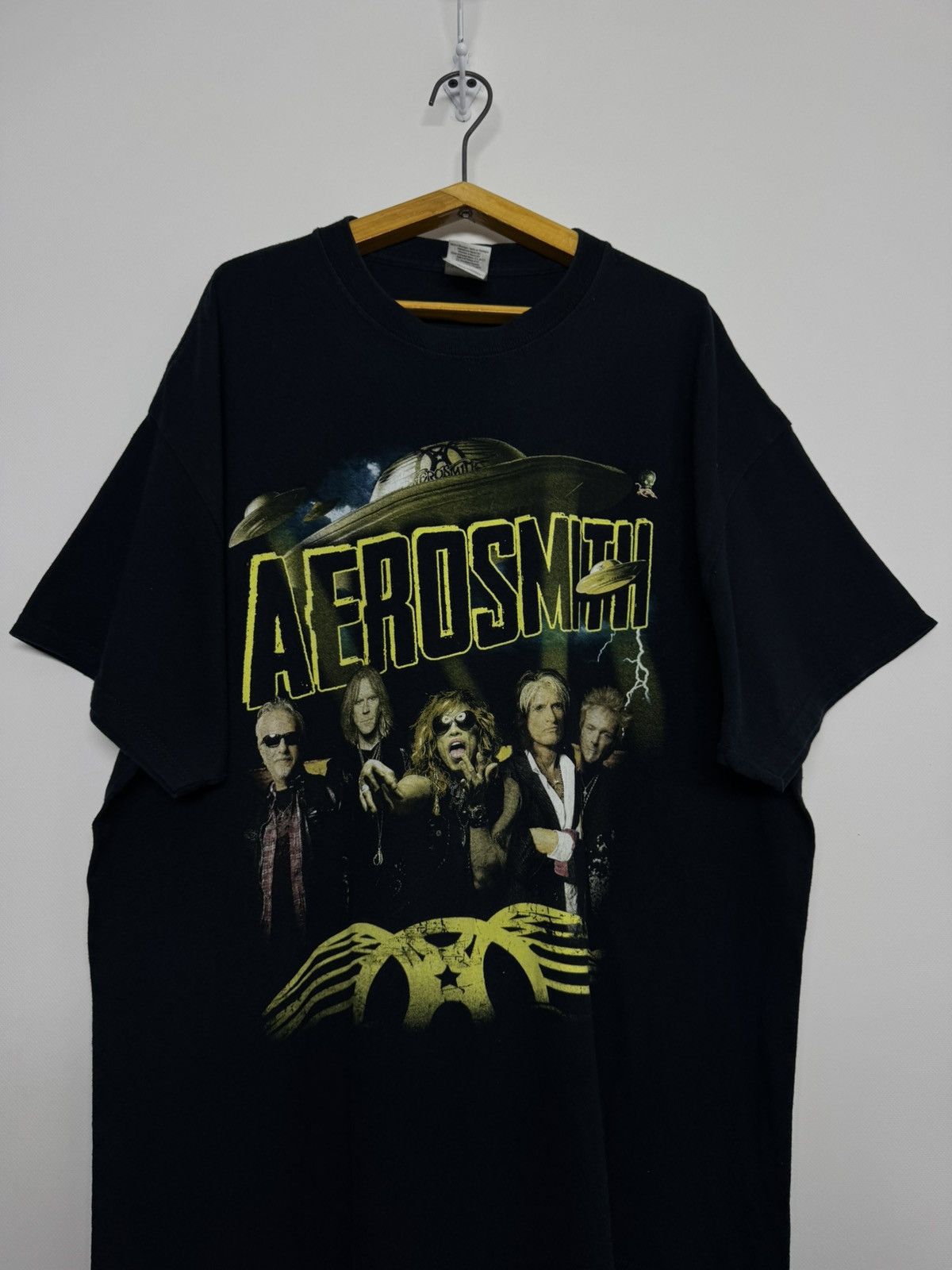 Gildan Aerosmith The Global Warming Tour 2014 T Shirt Size US XL / EU 56 / 4 - 5 Thumbnail