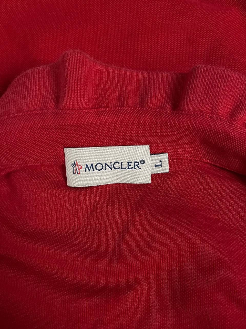 Moncler Moncler Polo Red Size L / US 10 / IT 46 - 9 Thumbnail