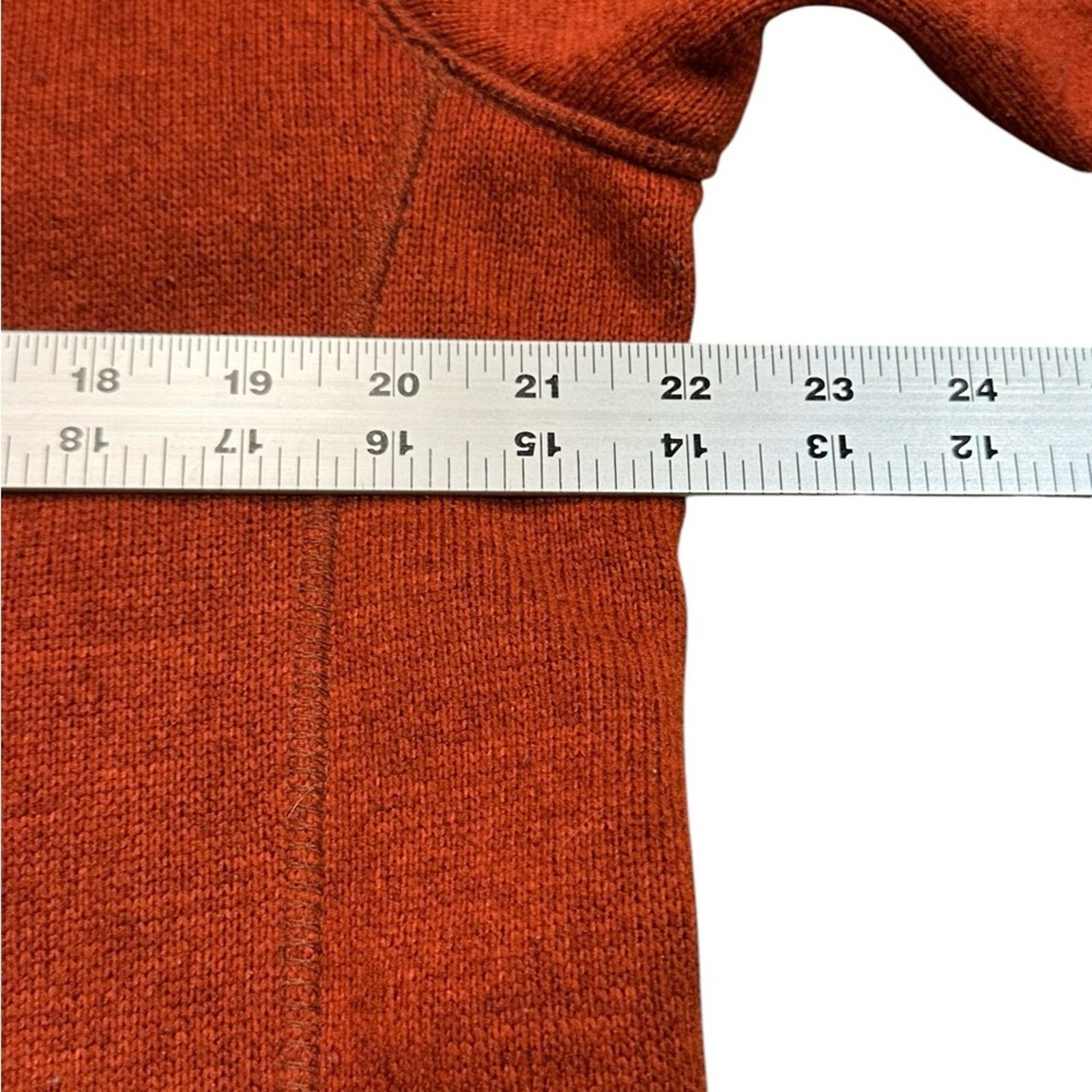 Eddie Bauer Eddie Bauer Mens Size Large Rust Quarter-Zip Pullover Size US L / EU 52-54 / 3 - 3 Thumbnail