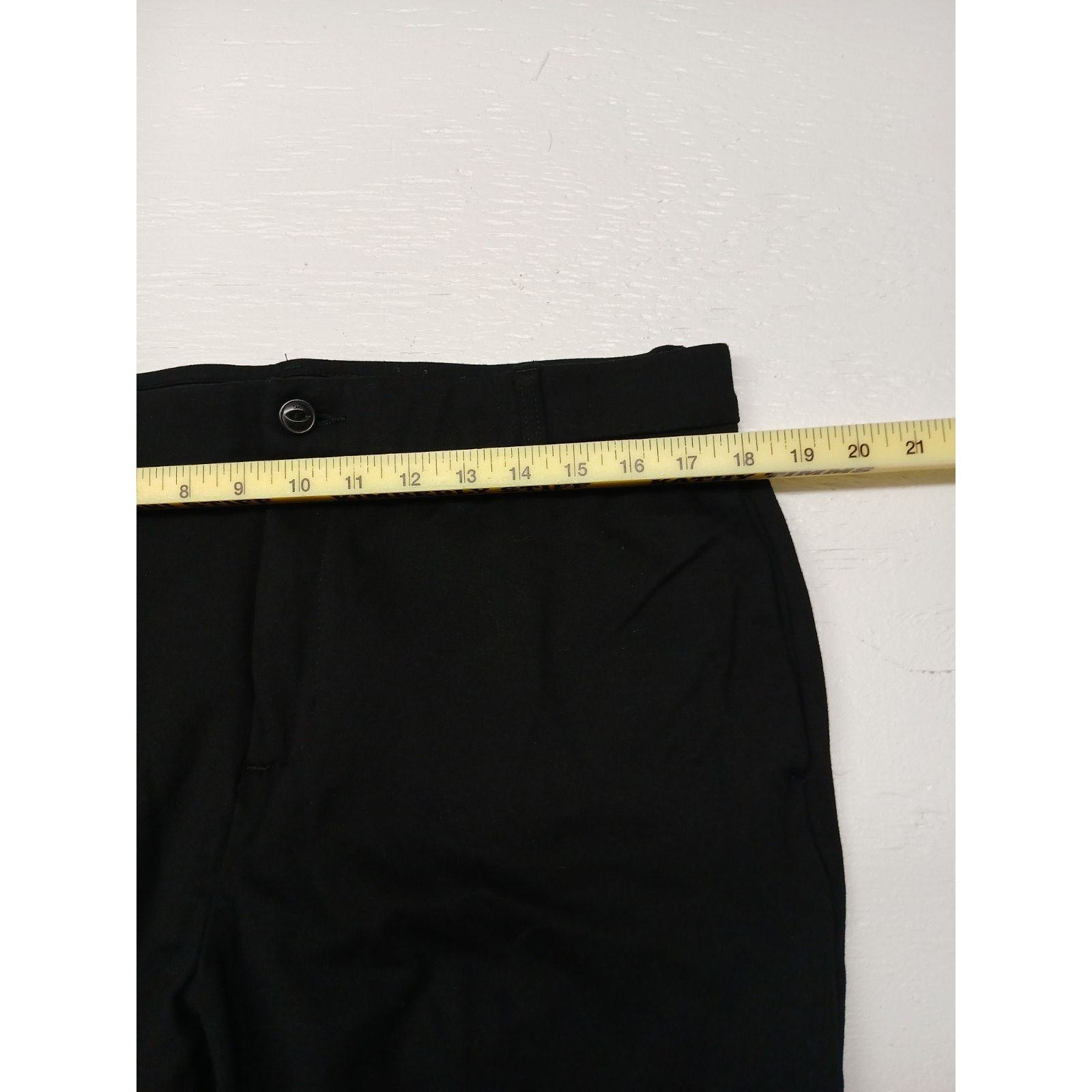 Lee Lee (16) Womens Black Relaxed Stretch Smart Fit Dress Slacks Size 38" / US 16 / IT 52 - 3 Thumbnail