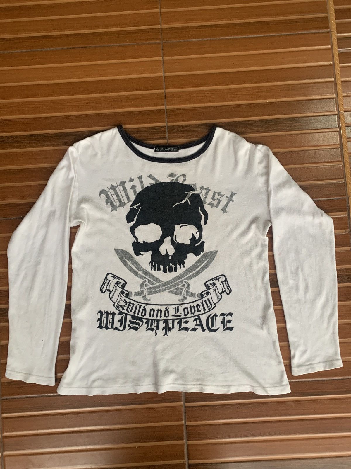 Japanese Brand × Vintage 💸BINDINGOFFER💸R.Boy-Japanese skull arcived style ifsixwasnin Size US M / EU 48-50 / 2 - 3 Thumbnail