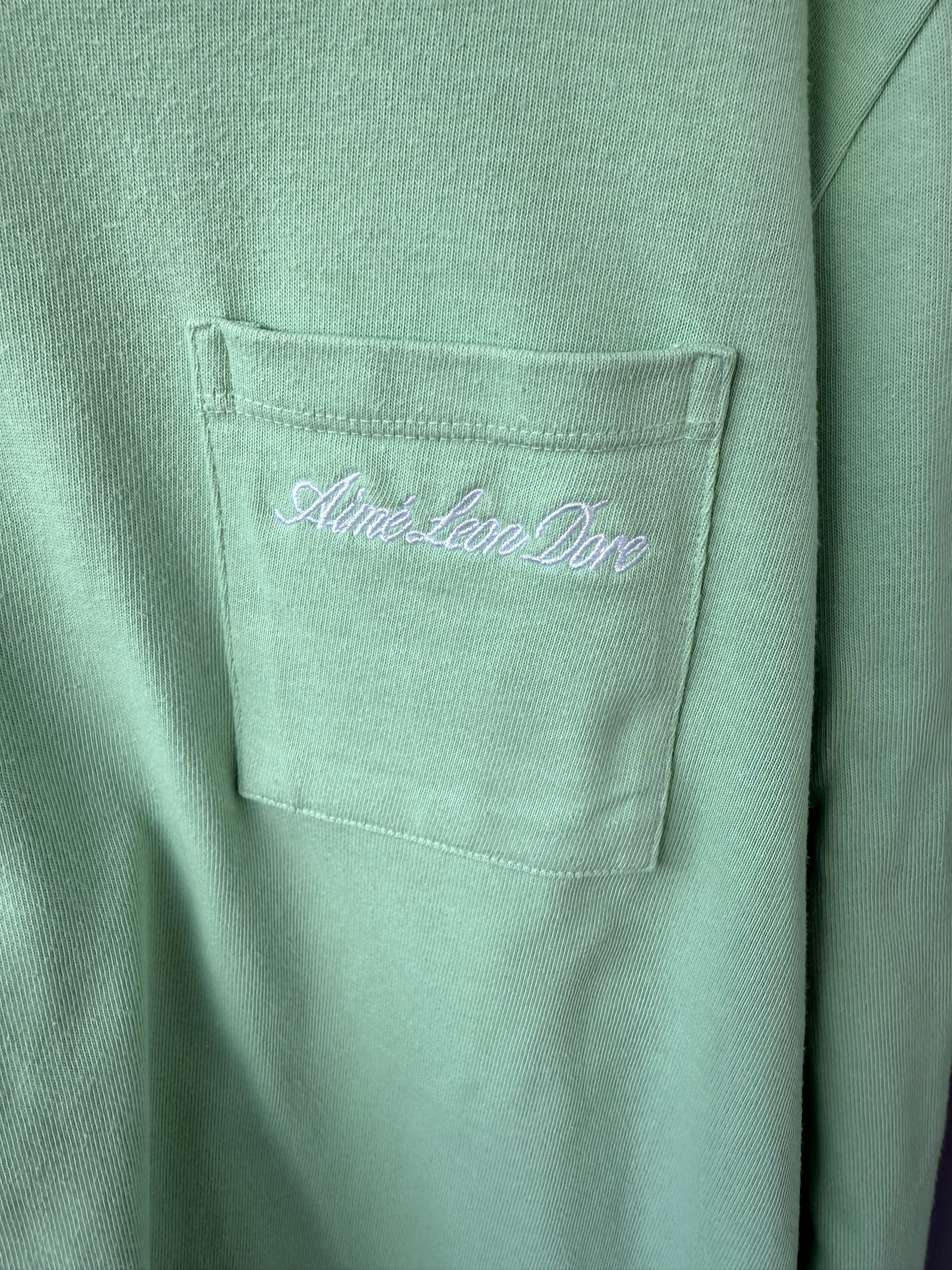 Aime Leon Dore Mint Green Logo Long Sleeves Size US S / EU 44-46 / 1 - 2 Thumbnail