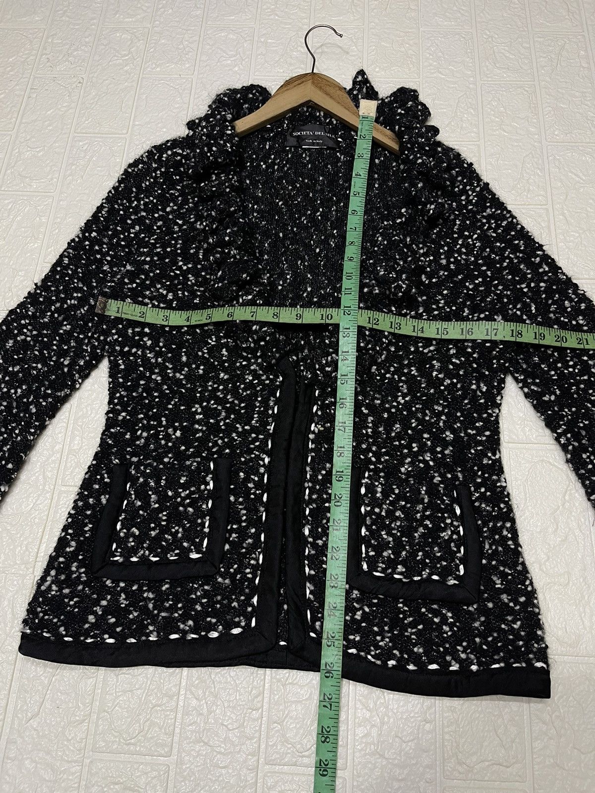 Japanese Brand Cardigan Sweater Societa ' Del Sile italy Size M / US 6-8 / IT 42-44 - 11 Thumbnail