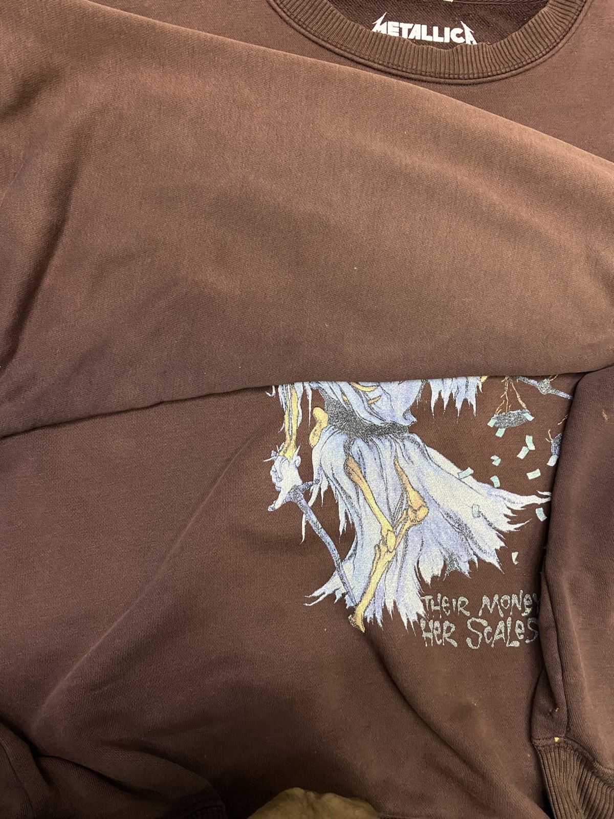Japanese Brand Japanese GU X Metalicca Band Baggy Distressed Sweatshirt Size US M / EU 48-50 / 2 - 13 Thumbnail