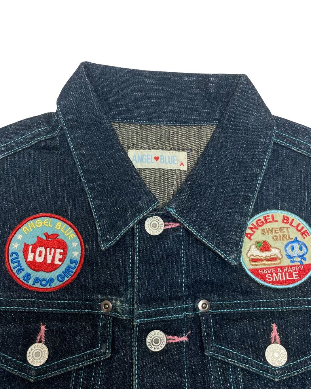 Angel Blue Angel Blue Patch Denim Jacket Size S / US 4 / IT 40 - 5 Thumbnail
