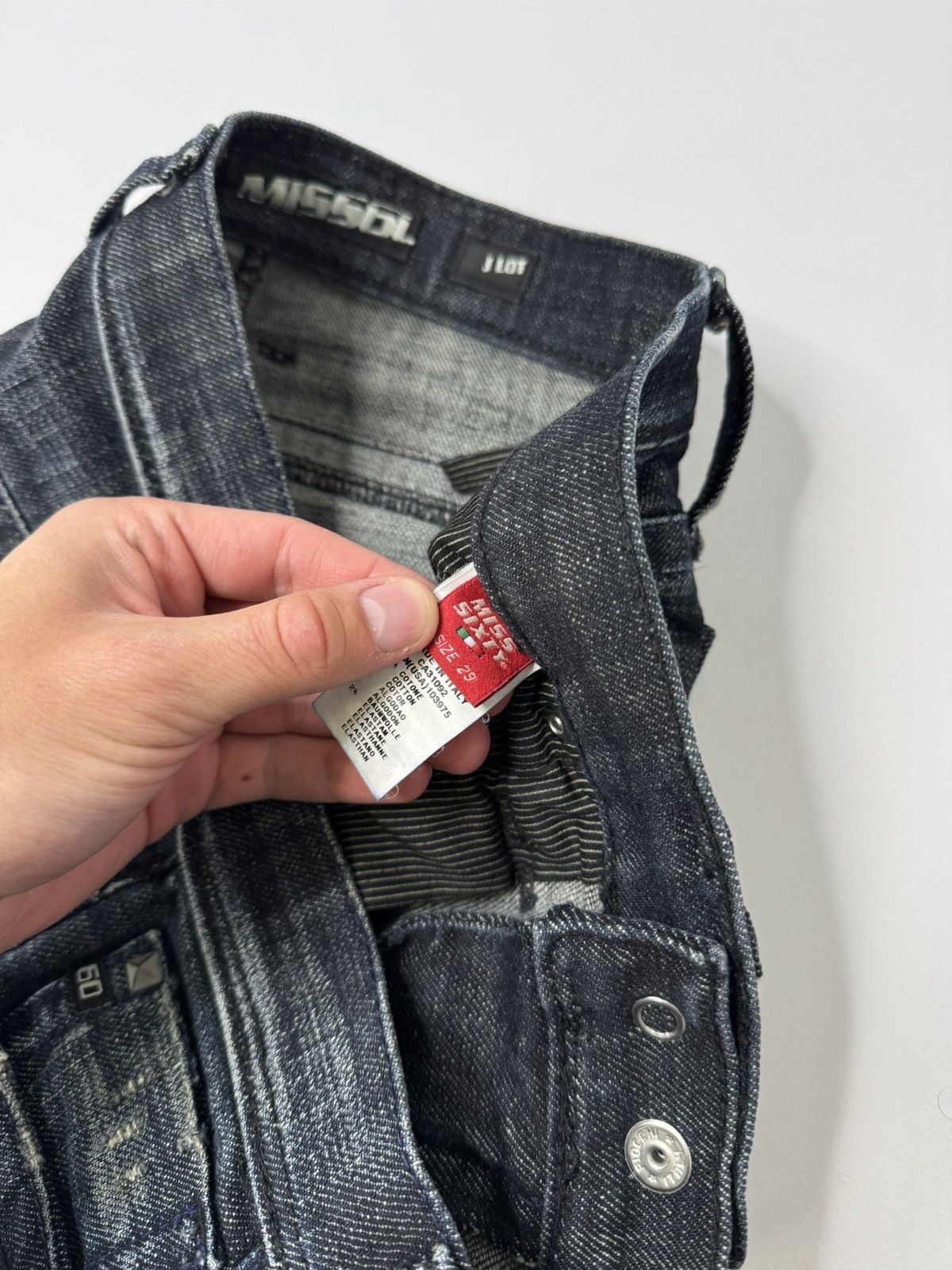Miss Sixty Vintage Miss Sixty jeans y2k avant garde japanese swag drip Size 30" / US 8 / IT 44 - 6 Thumbnail