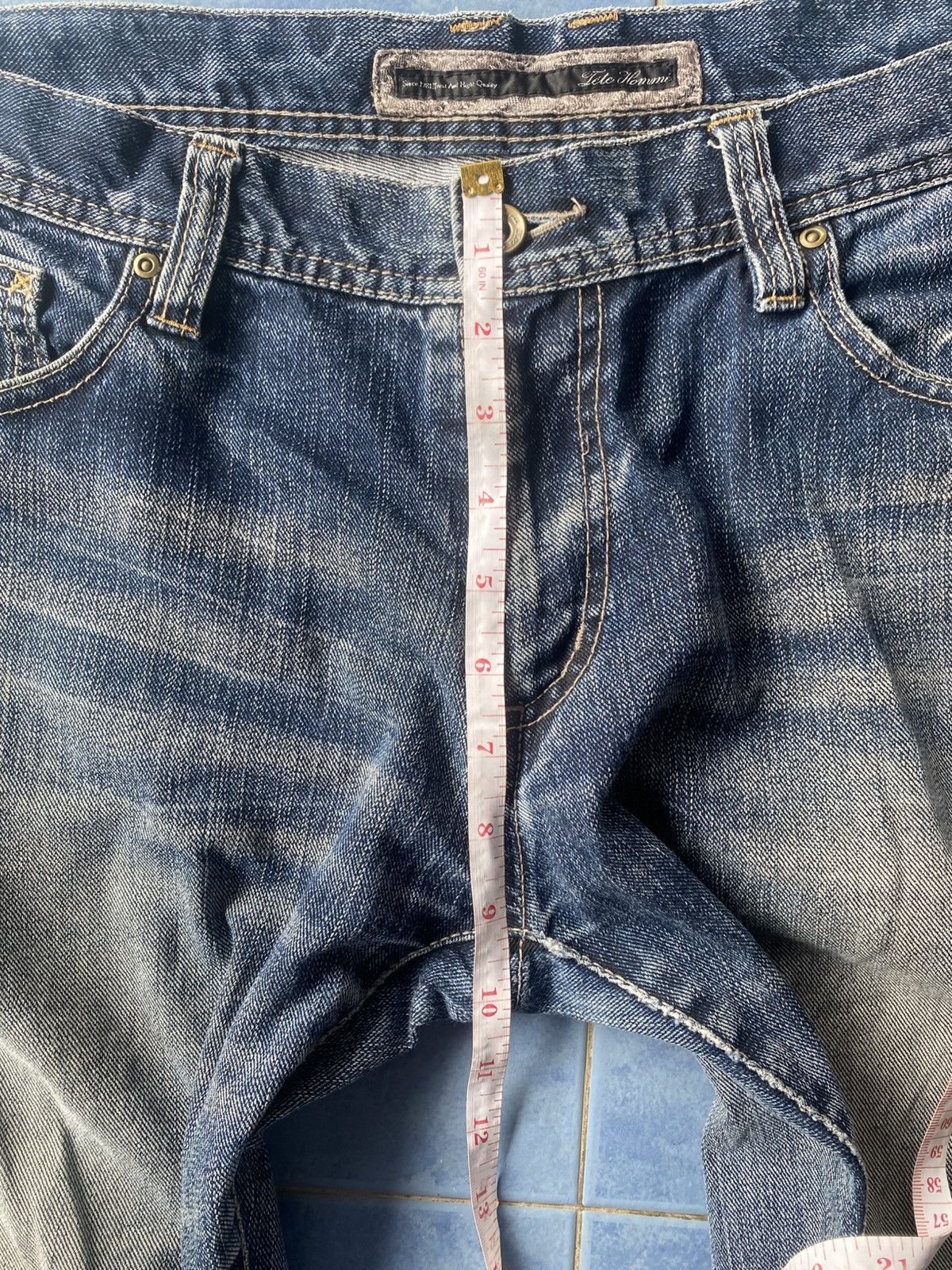 Issey Miyake Issey Miyake Tete Homme Flared Jeans Size US 33 - 10 Thumbnail
