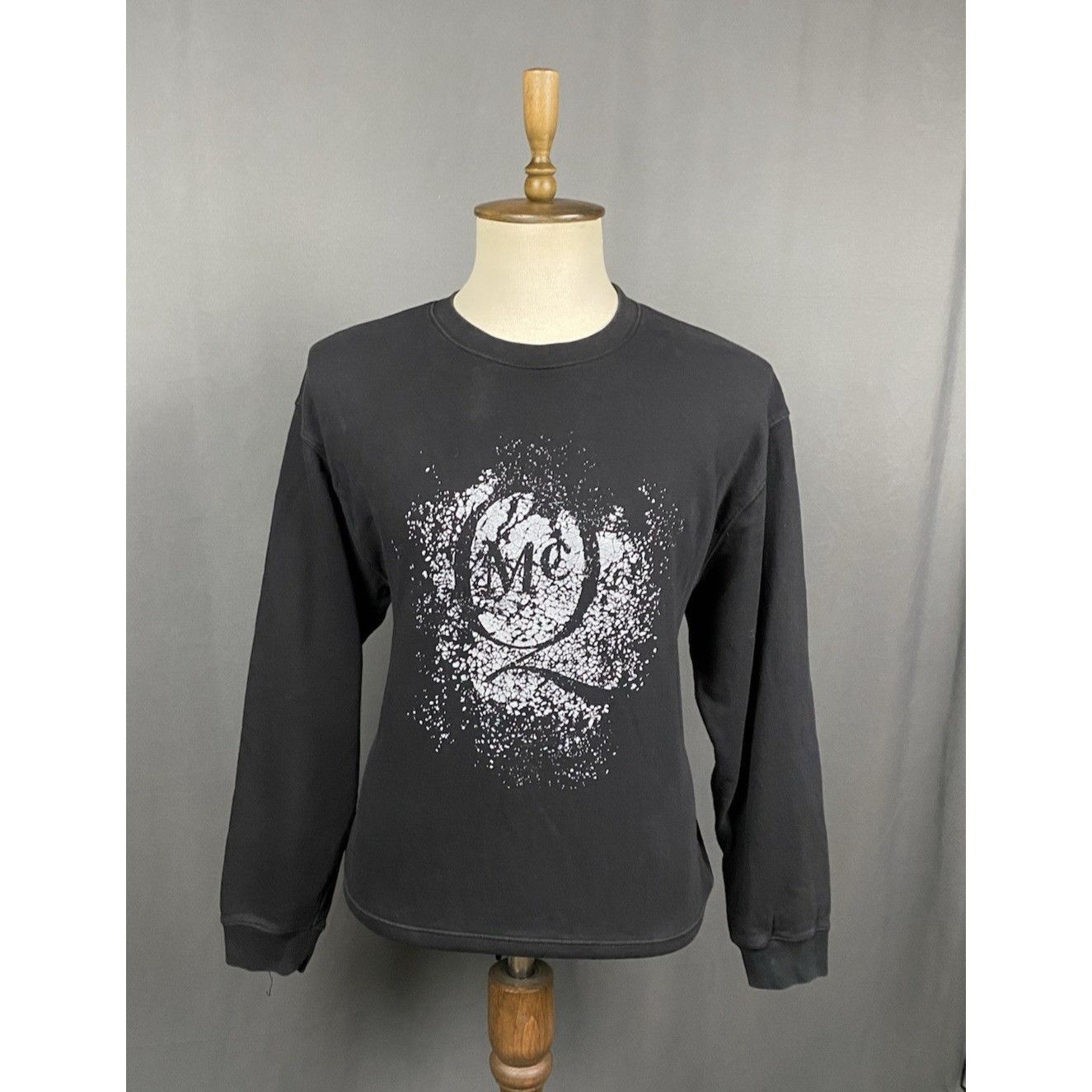 Alexander McQueen Alexander McQueen Big Logo Men's Black Crewneck Sweater Size Size US L / EU 52-54 / 3 - 1 Thumbnail