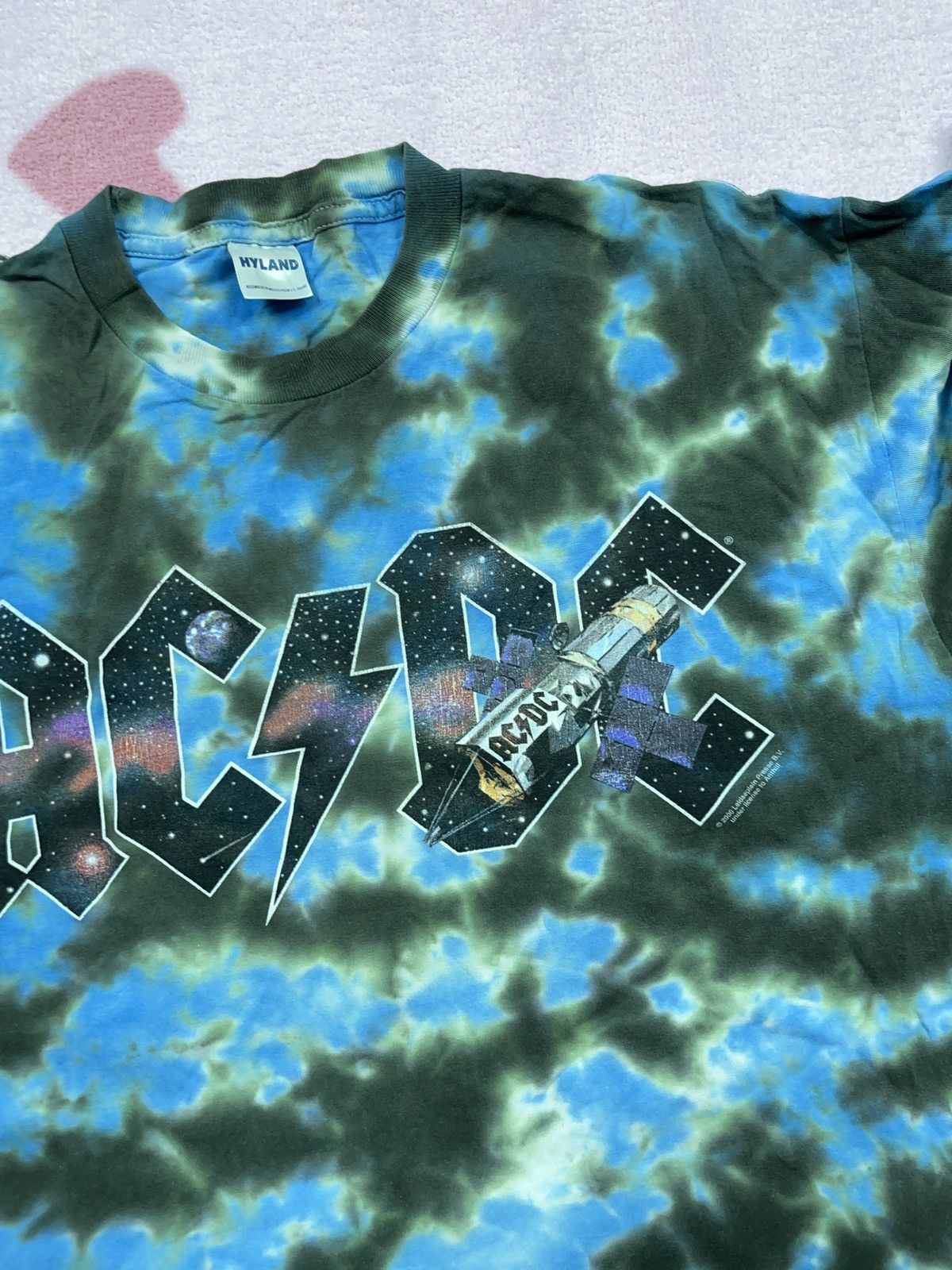 AC/DC × Band Tees × Vintage ➕ vintage y2k 2000 Ac/Dc tie dye all over print tee Size US XL / EU 56 / 4 - 4 Thumbnail