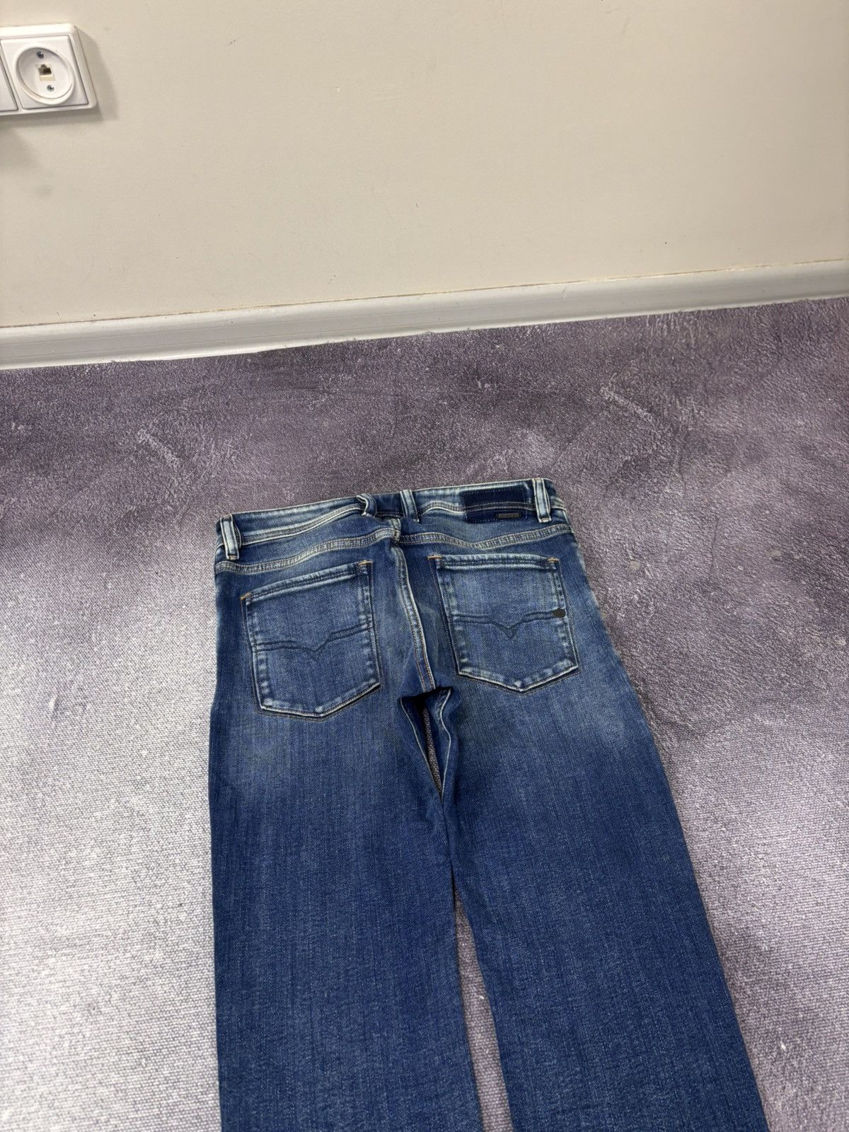Diesel Diesel Sleenker NWT Men’s Slim Skinny Blue Stretch Jeans Size US 29 - 14 Thumbnail