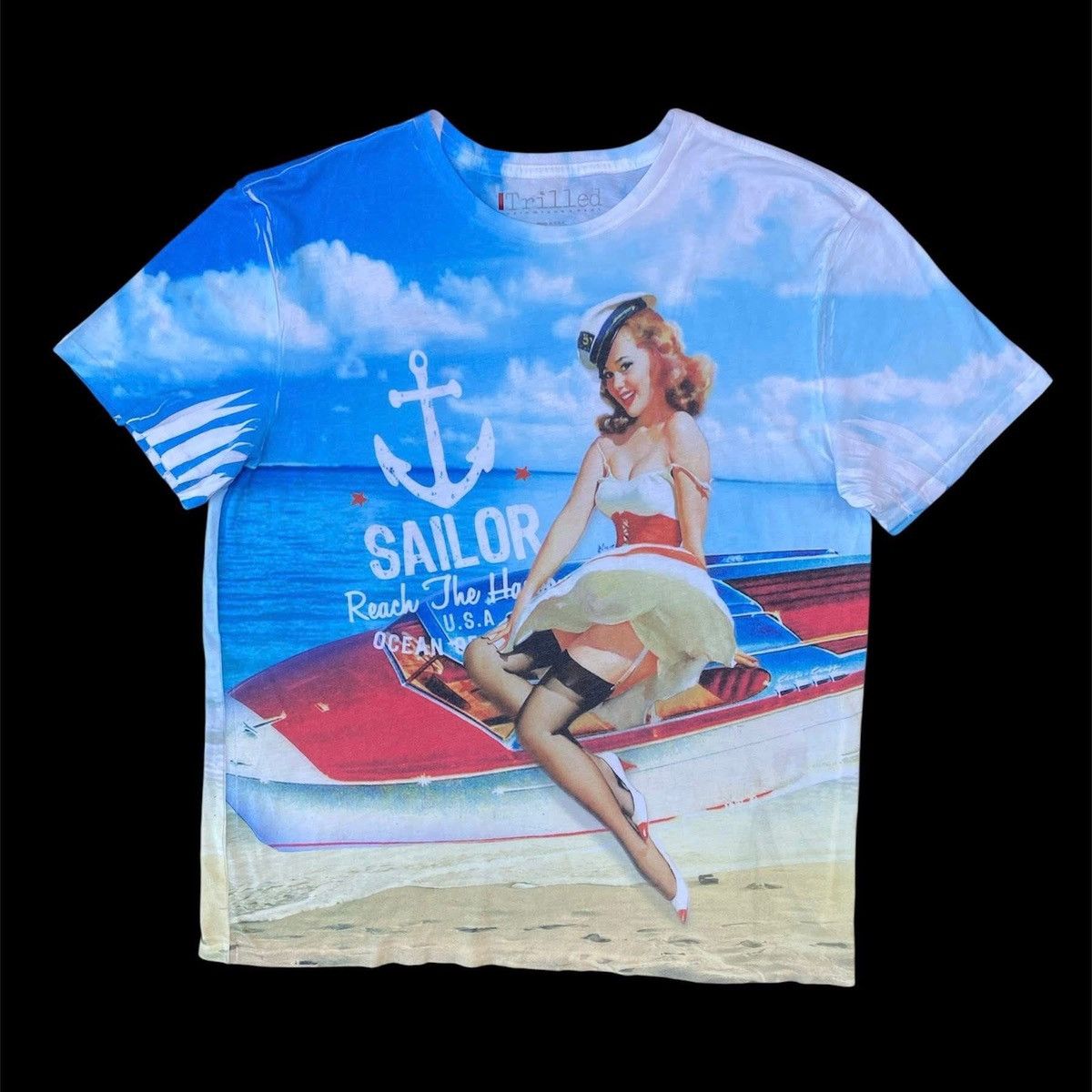 Vintage RARE ‼️ Sailor Size US XXL / EU 58 / 5 - 1 Thumbnail