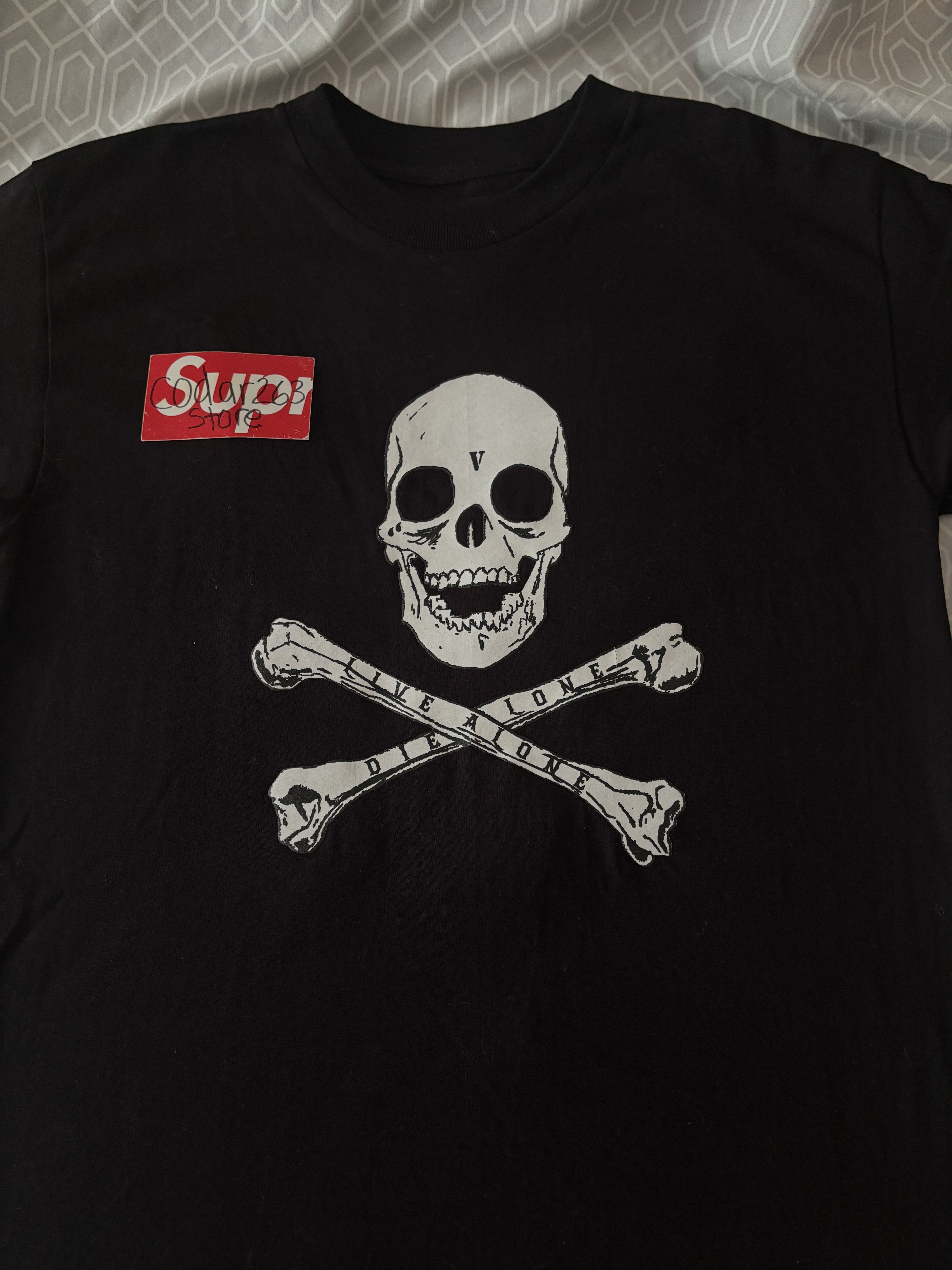 Vlone VLONE Skulls & Bones Tee - A$AP Rocky Medium Black Skeleton Size US M / EU 48-50 / 2 - 3 Thumbnail