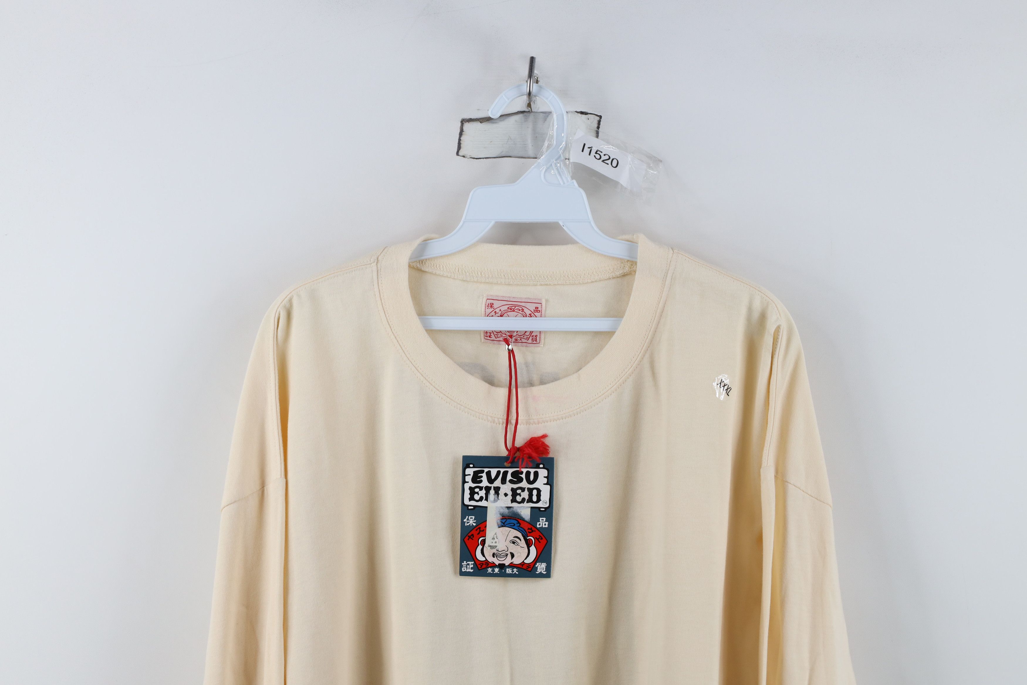 Evisu Deadstock Vintage 90s Evisu Jeans Shoes Long Sleeve T-Shirt Size US XXL / EU 58 / 5 - 3 Thumbnail