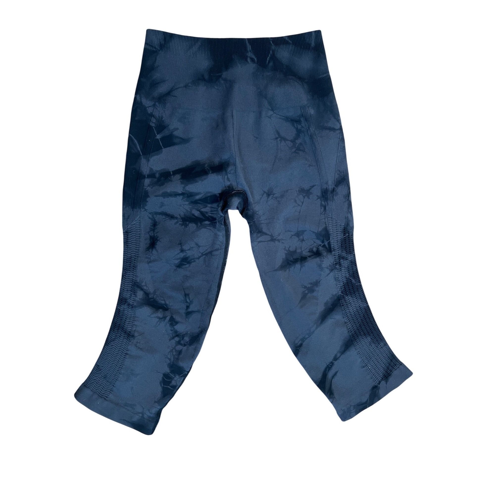 Lululemon 𝓛𝓾𝓵𝓾𝓵𝓮𝓶𝓸𝓷 Womens Blue Tie-Dye Ribbed Seamless High- Size 27" / US 4 / IT 40 - 4 Thumbnail
