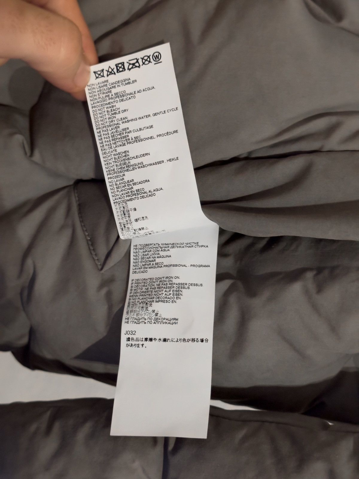 Maison Margiela Maison Margiela Oversized Padded Puffer Coat - Grey 36 (S-M) Size S / US 4 / IT 40 - 5 Thumbnail