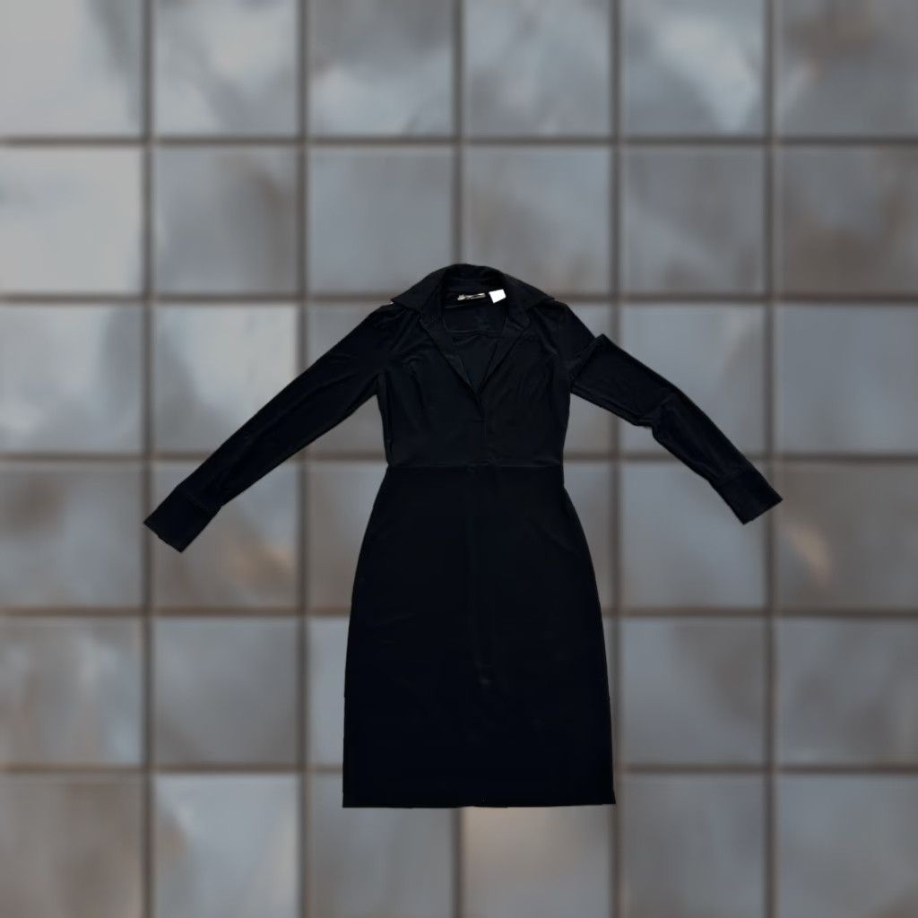 Everlast VINTAGE Norma Kamali x Everlast Dress Women Long Sleeve Black Size S (Small) Size S / US 4 / IT 40 - 1 Thumbnail