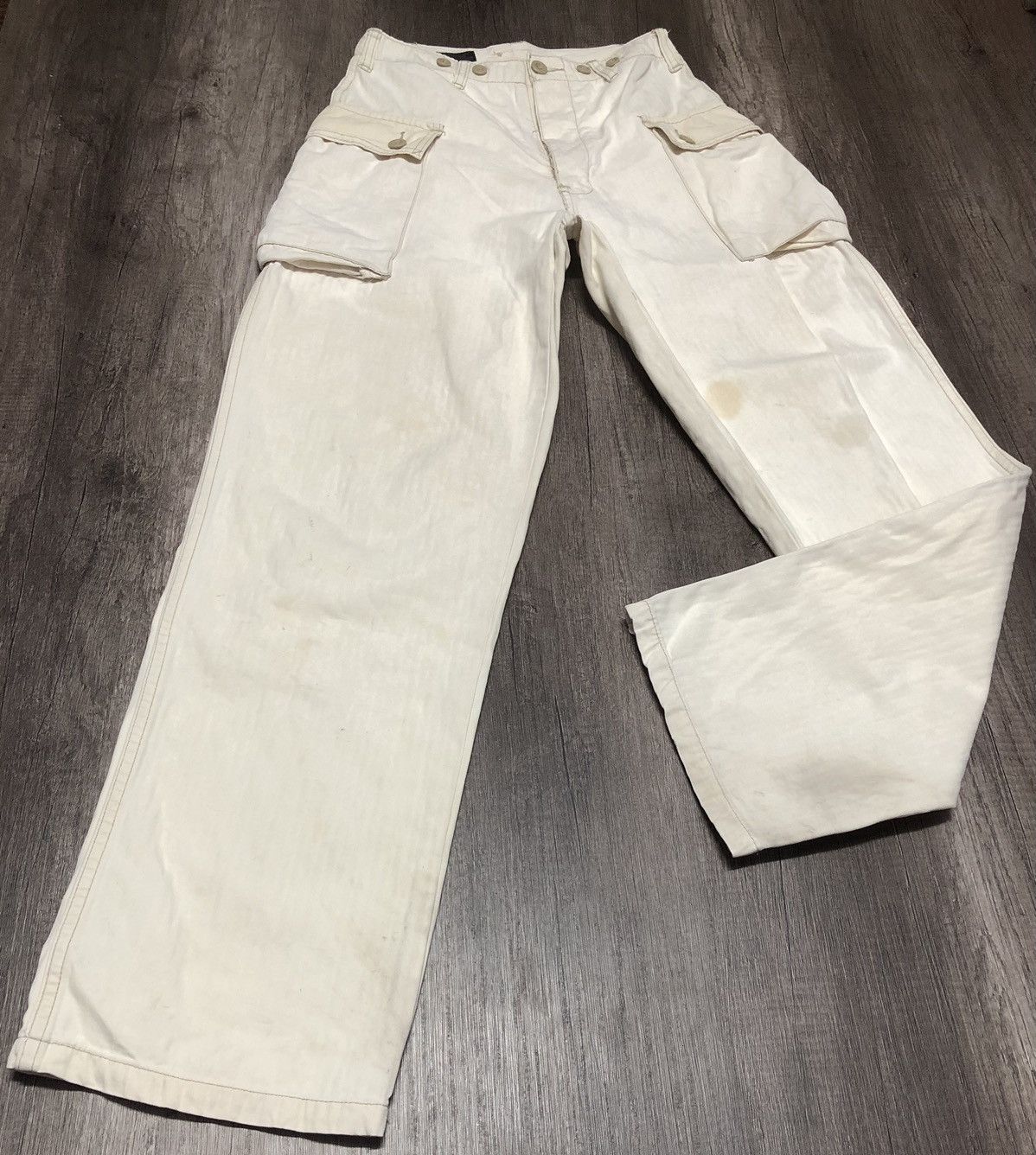 Vintage VINTAGE U.S.NAVY WDH 263 CARGO PANT Size US 27 - 11 Thumbnail
