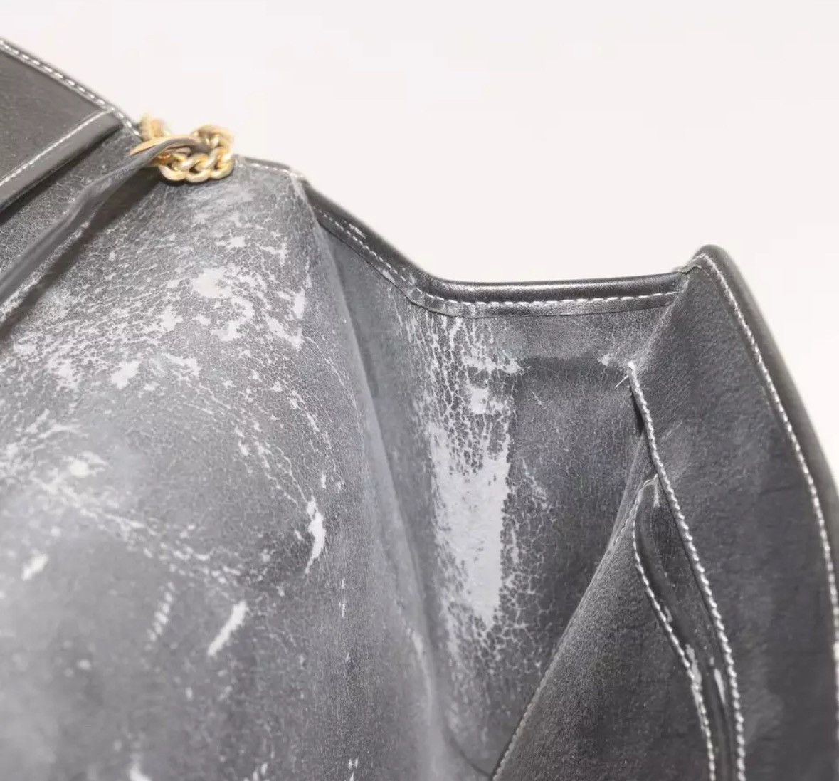 Christian Dior Monsieur × Dior × Vintage Christian Dior Vintage Honeycomb Canvas Chain Shoulder Bag Size ONE SIZE - 19 Thumbnail