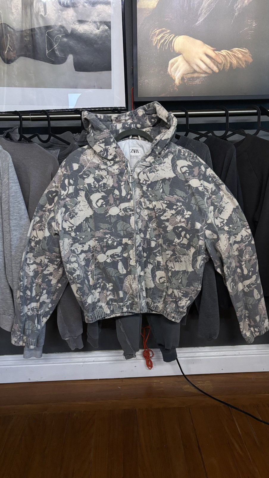 Zara Zara Camo Zip Up Jacket Size US S / EU 44-46 / 1 - 1 Thumbnail