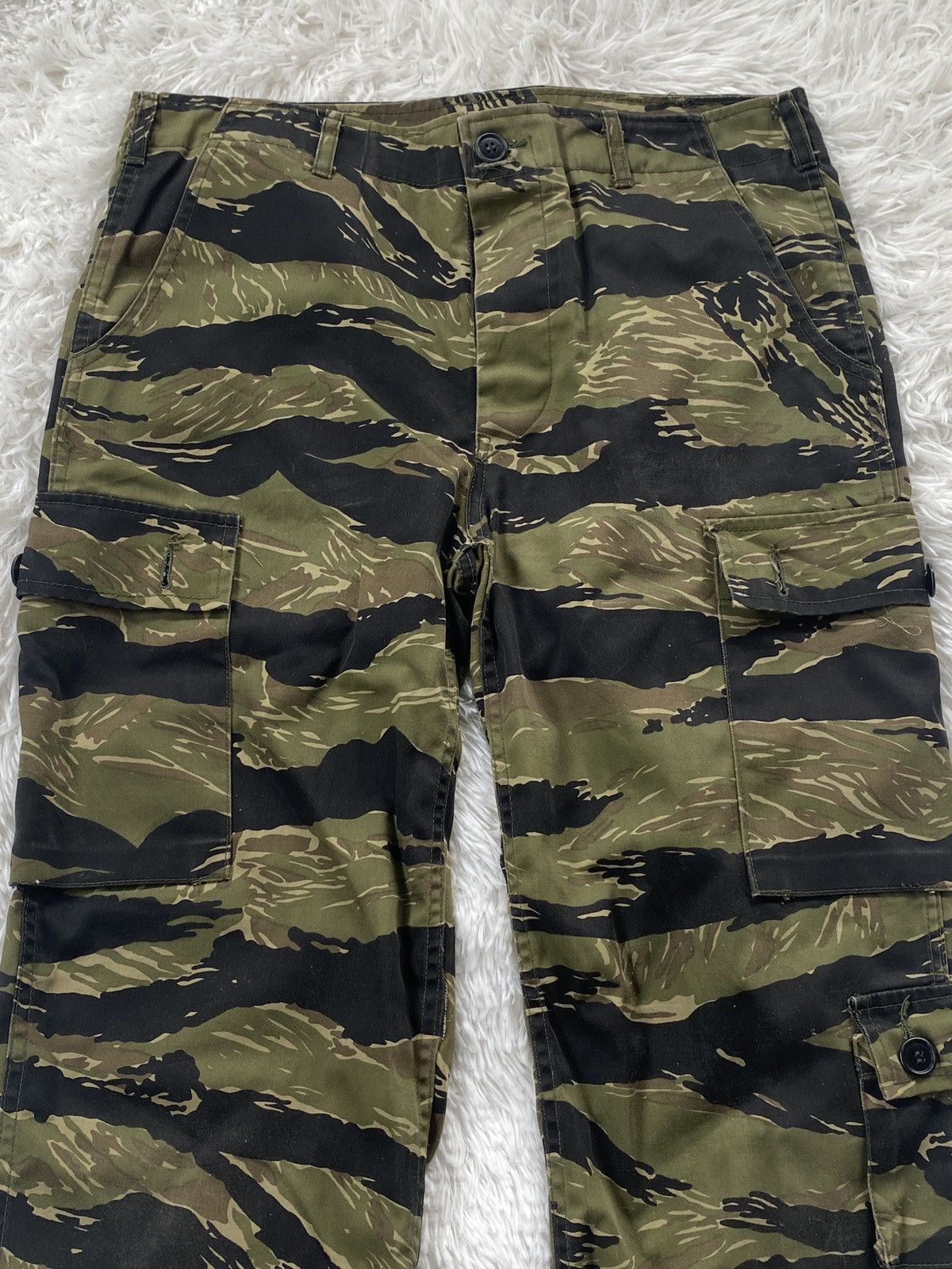 Vintage 💥BINDING NOW💥Vintage N.S Division Cargo Pant Tiger Stripe Size US 34 / EU 50 - 5 Thumbnail