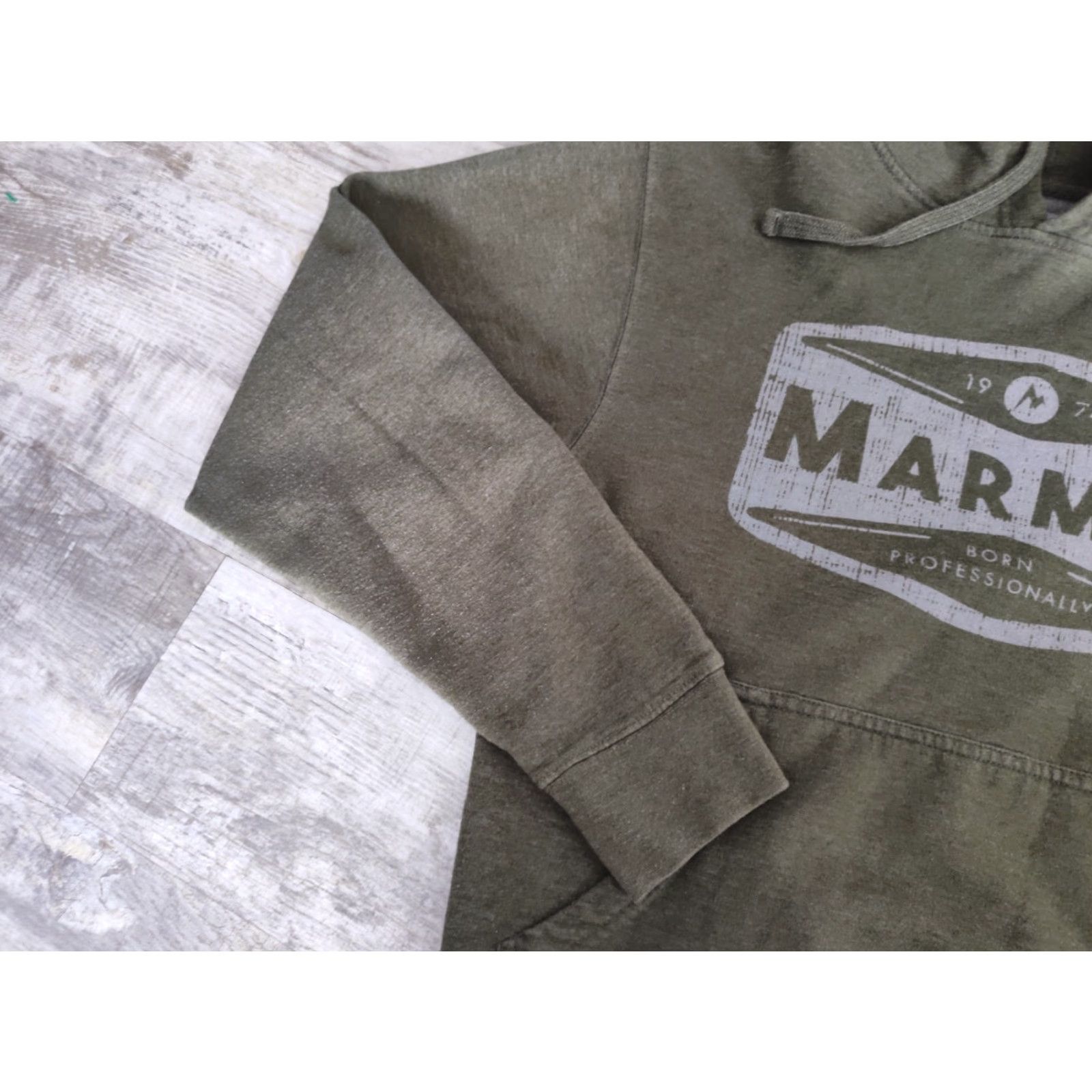 Marmot MARMOT Hoodie Sweatshirt HACKSHAW Pullover MENS S Military Green Fleece EUC Size US S / EU 44-46 / 1 - 5 Thumbnail