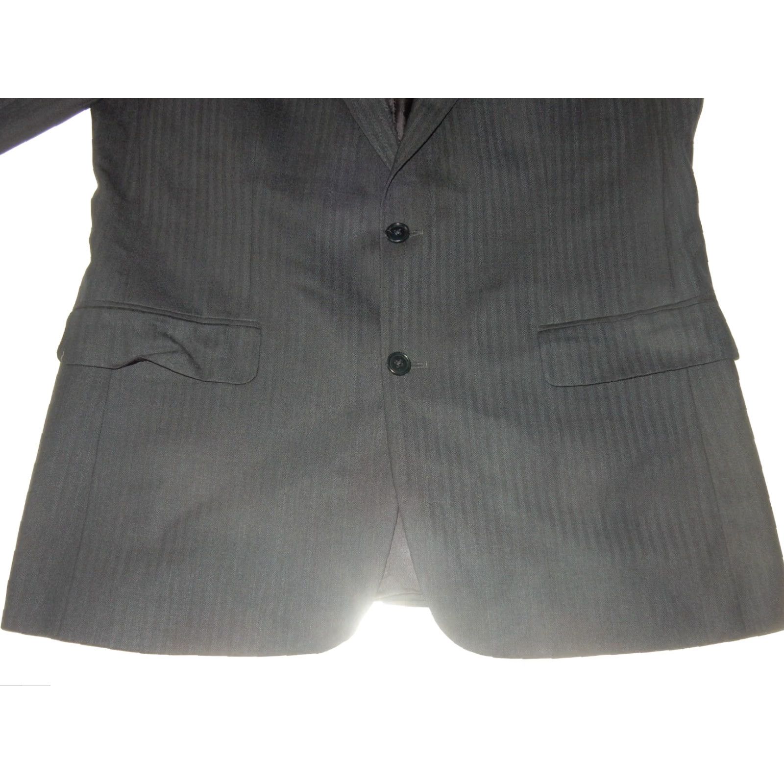Brooks Brothers Brooks Brothers Men's Blazer Jacket Sport Coat Wool Size 41R Black 2 Button 1 Vent Mens Size 42R - 3 Thumbnail